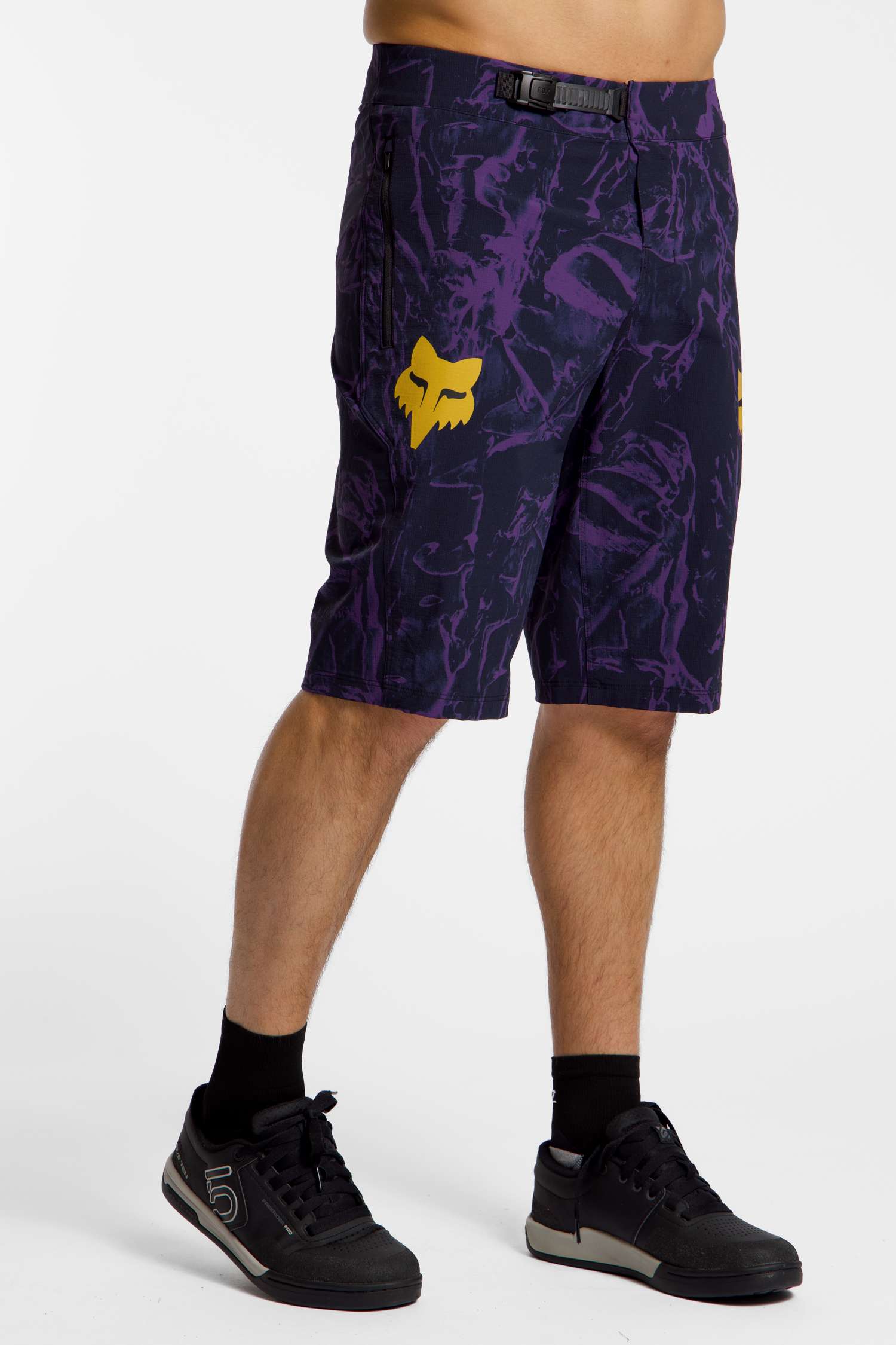 FOX Ranger Image Print Herren Bikeshort Schwarz, Herren, Größe: M
