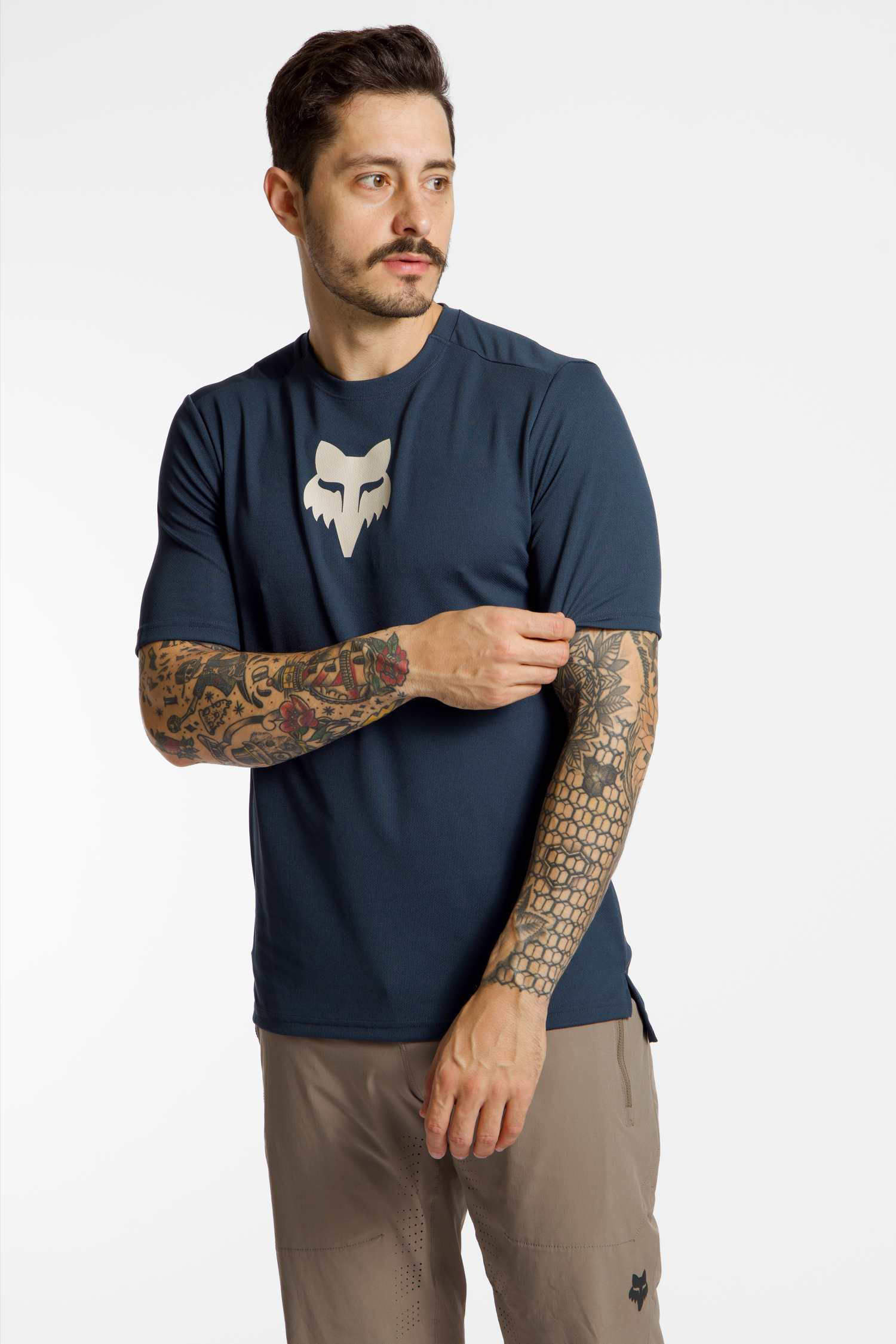 FOX Ranger Fox Head Herren Biketrikot Türkis, Herren, Größe: S