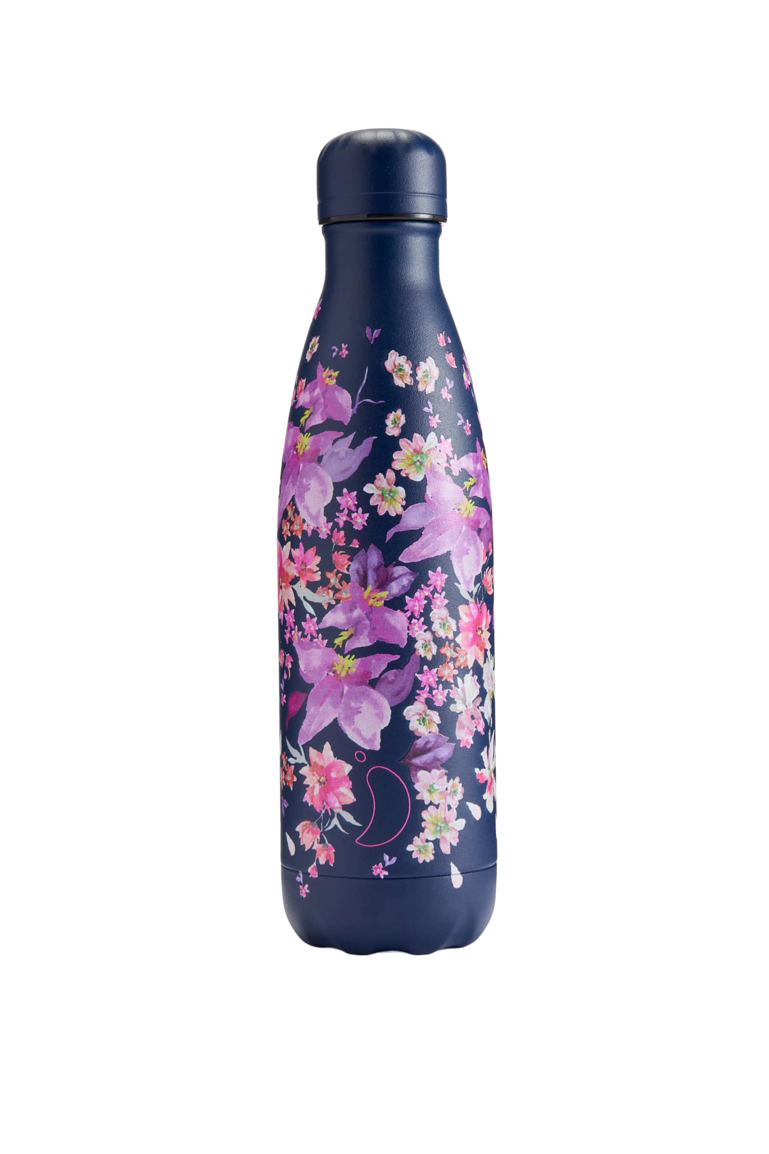 Chilly`s Floral 500 ml Trinkflasche Lila, Herren, Größe: ONE SIZE