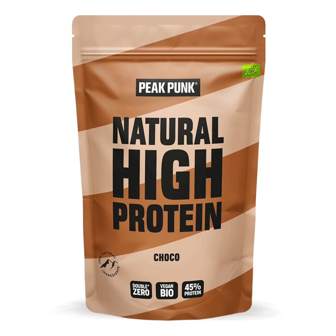 Peak Punk Bio High-Protein Shake Choco 250 g Proteinpulver Braun, Herren, Größe: 0
