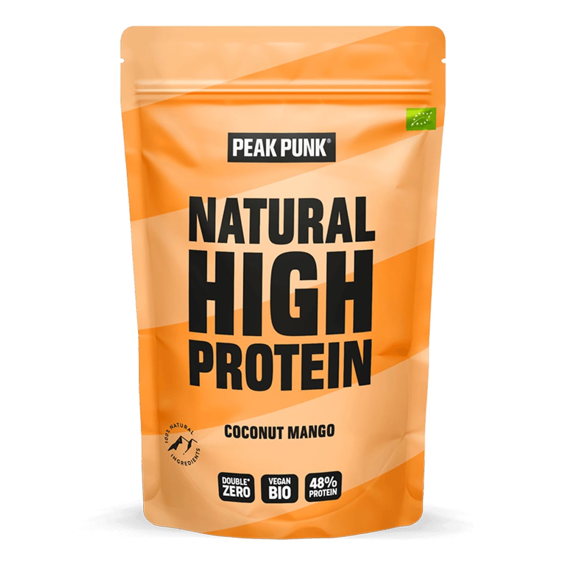 Peak Punk Bio High-Protein Shake Coconut Mango 250 g Proteinpulver Orange, Herren, Größe: 0