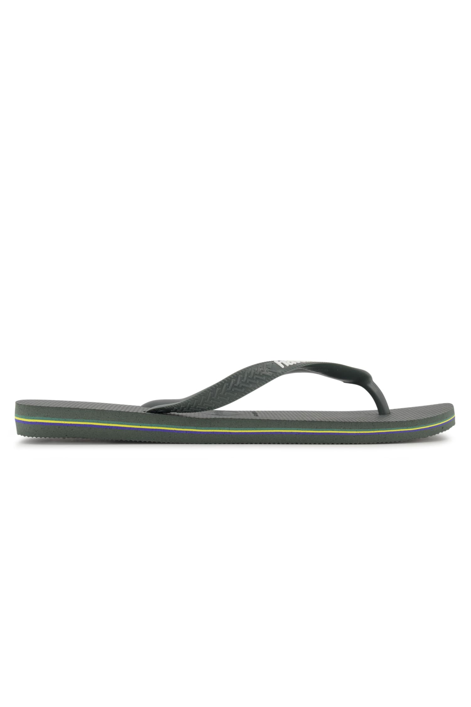 Image of Havaianas Brasil Logo Herren Flip Flop Grün, Herren, Größe: 39/40