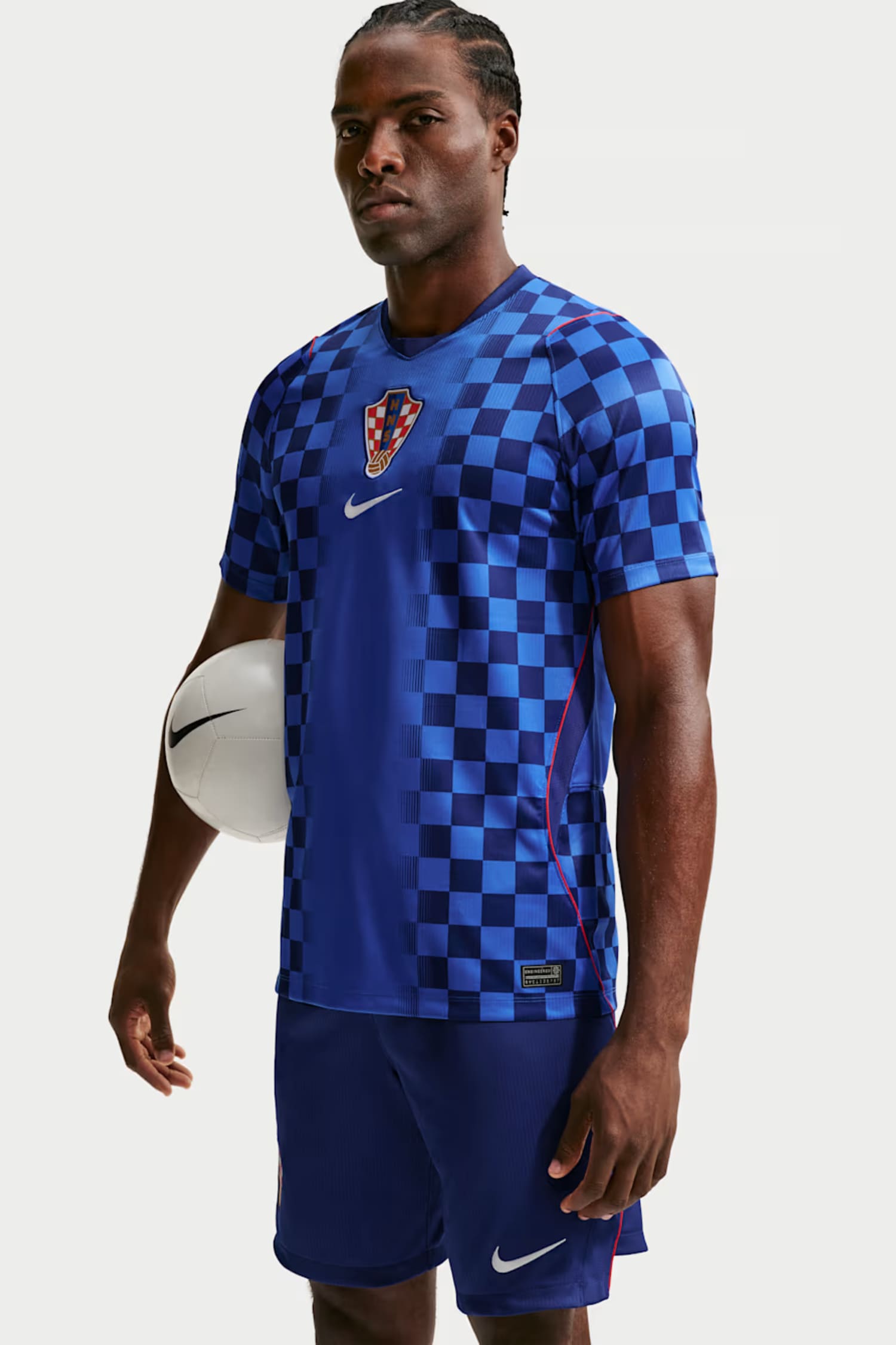 Image of Nike Kroatien Away Replica Herren Fussballtrikot WM 2026 Blau, Herren, Größe: L