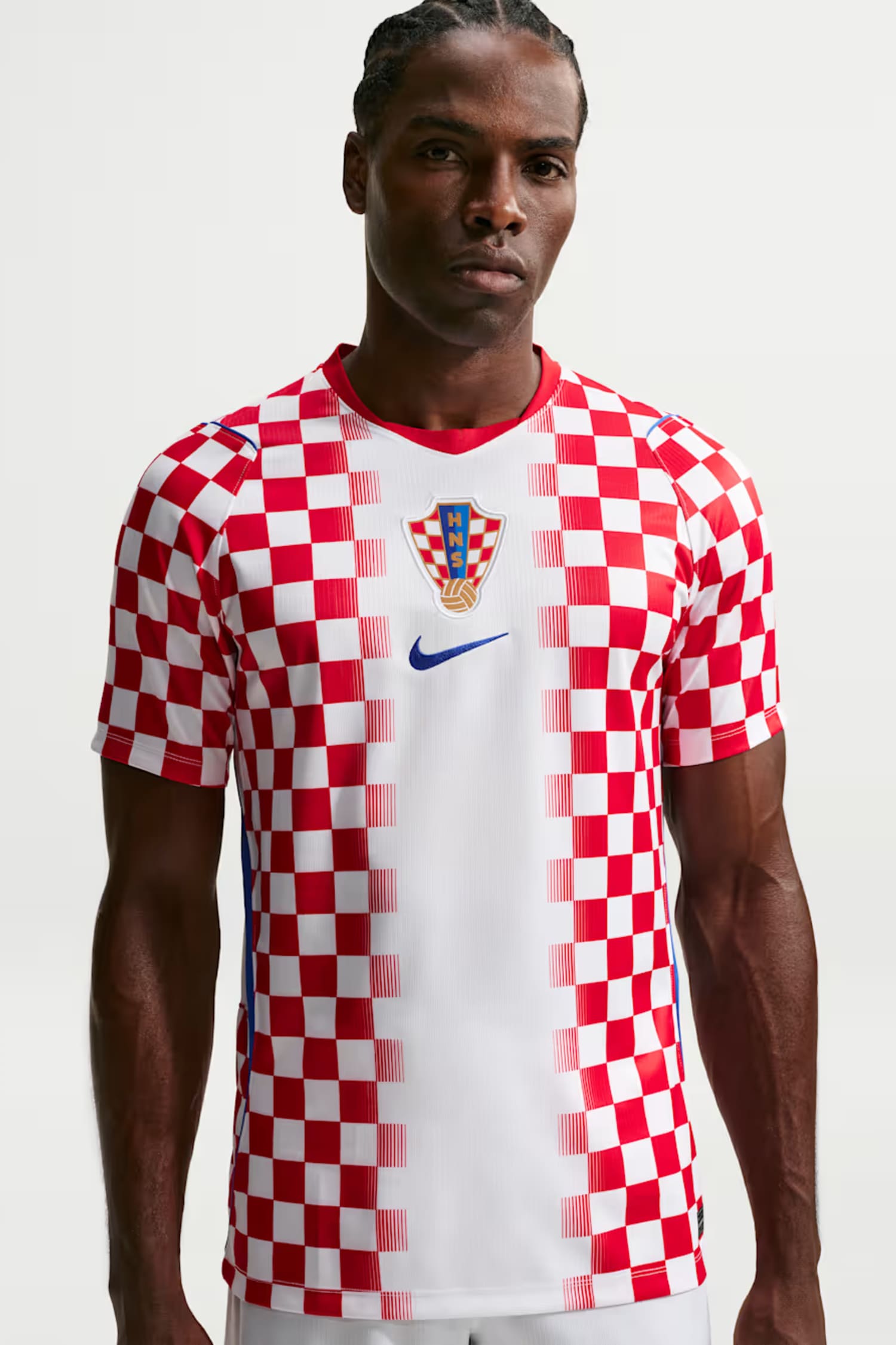 Image of Nike Kroatien Home Replica Herren Fussballtrikot WM 2026 Weiss, Herren, Größe: S