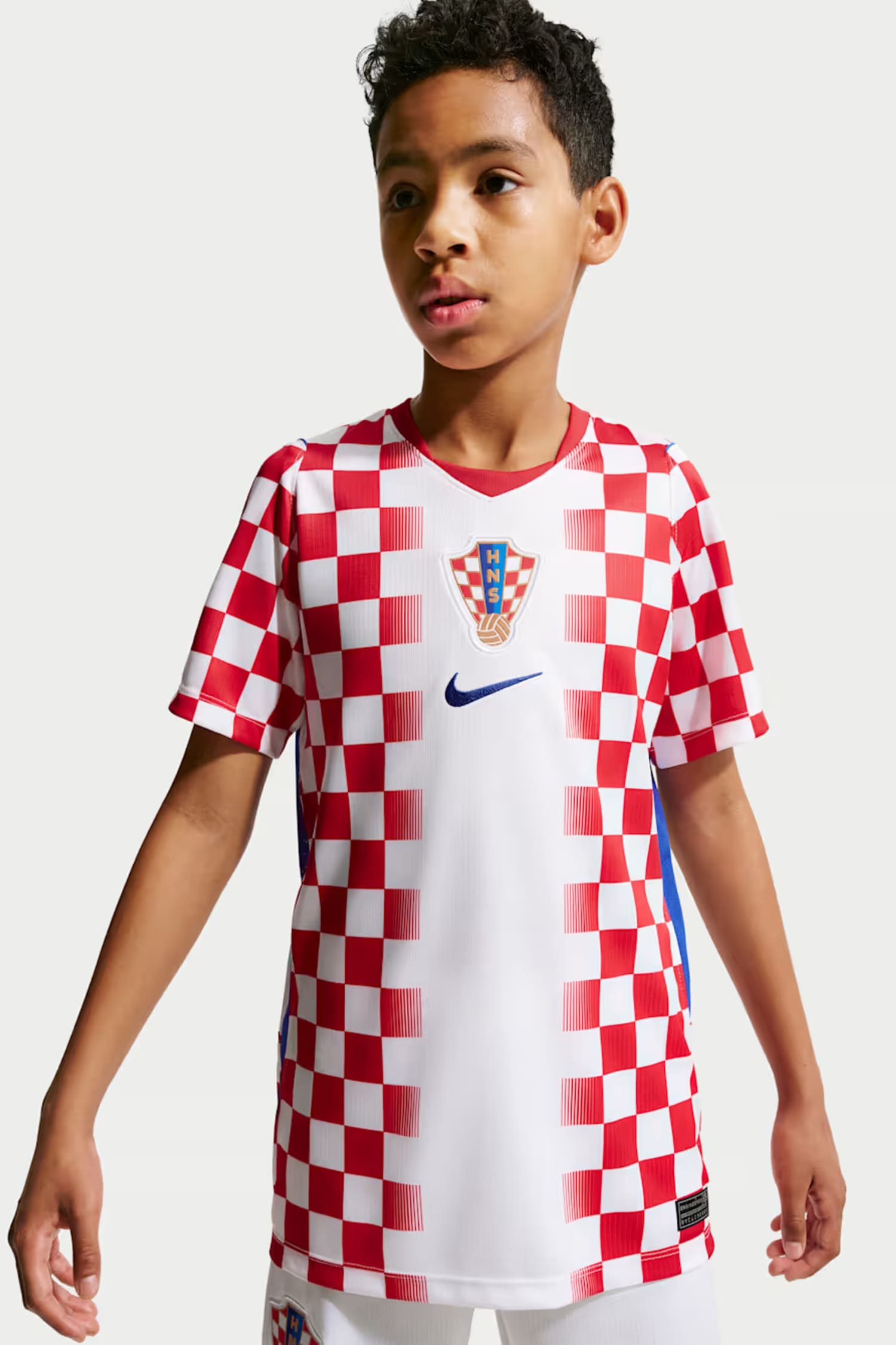 Image of Nike Kroatien Home Replica Kinder Fussballtrikot WM 2026 Weiss, , Größe: 140