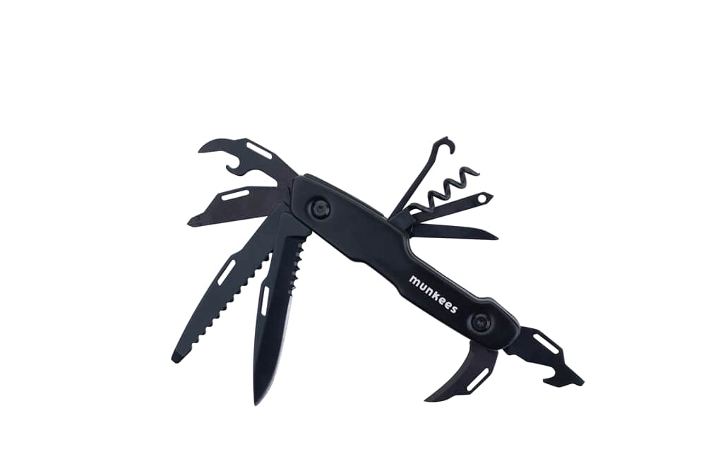 Munkees Pocket Messer Schwarz, Herren, Größe: 0