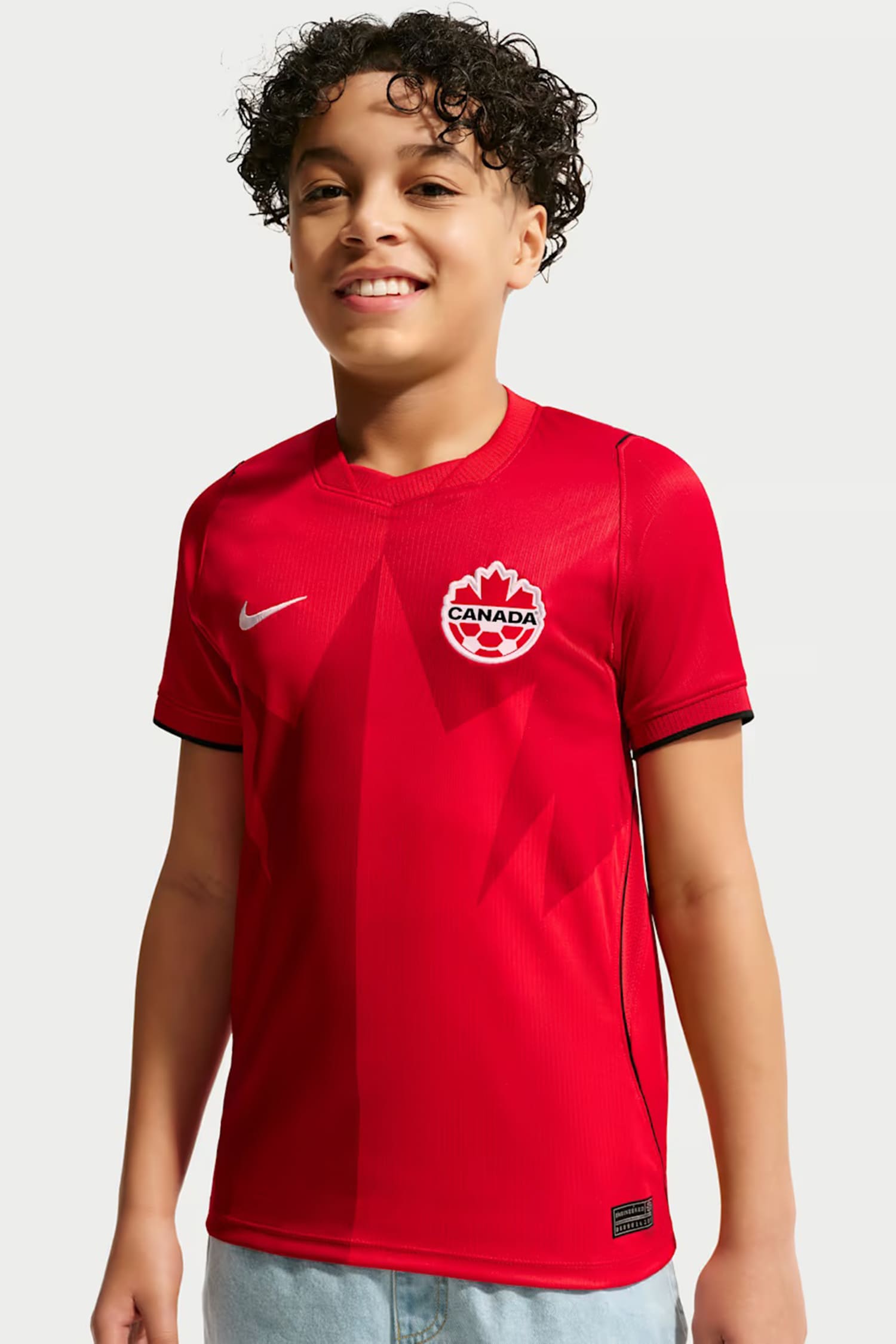 Image of Nike Kanada Home Replica Kinder Fussballtrikot WM 2026 Rot, , Größe: 128