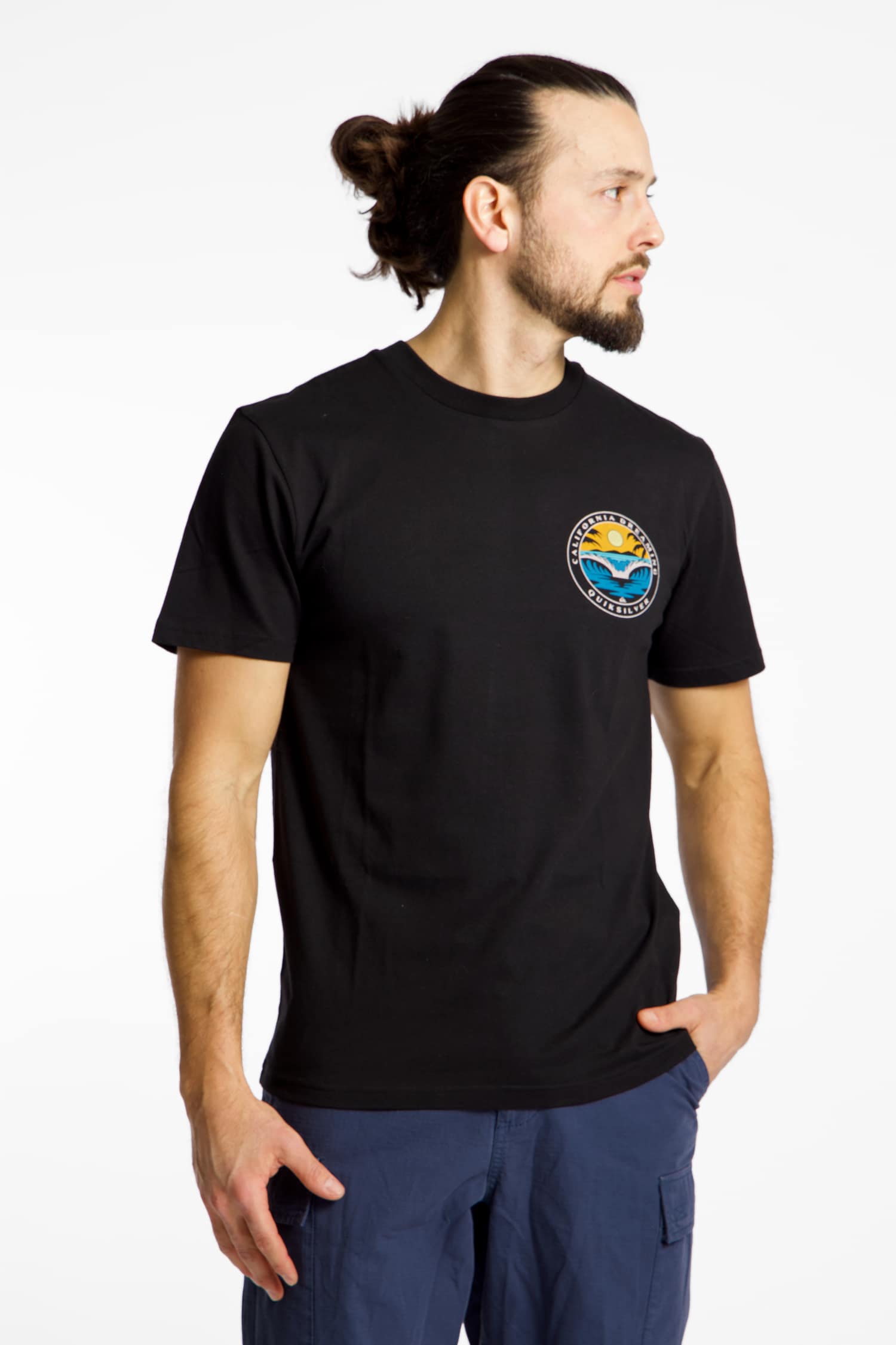 Image of Quiksilver CA Dreaming Herren T-Shirt Schwarz, Herren, Größe: L