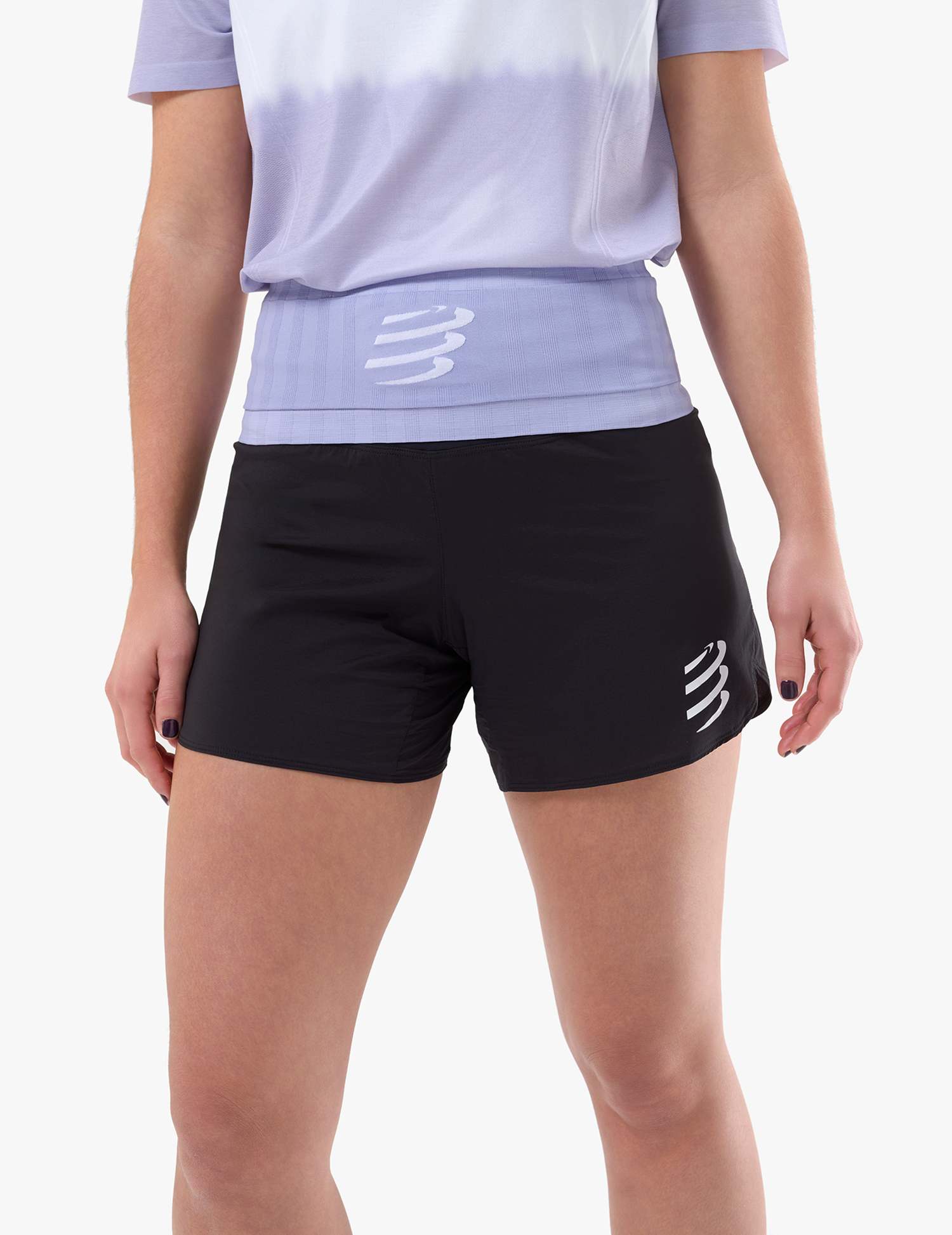 Compressport Free Belt Laufgürtel Lila, Herren, Größe: M/L