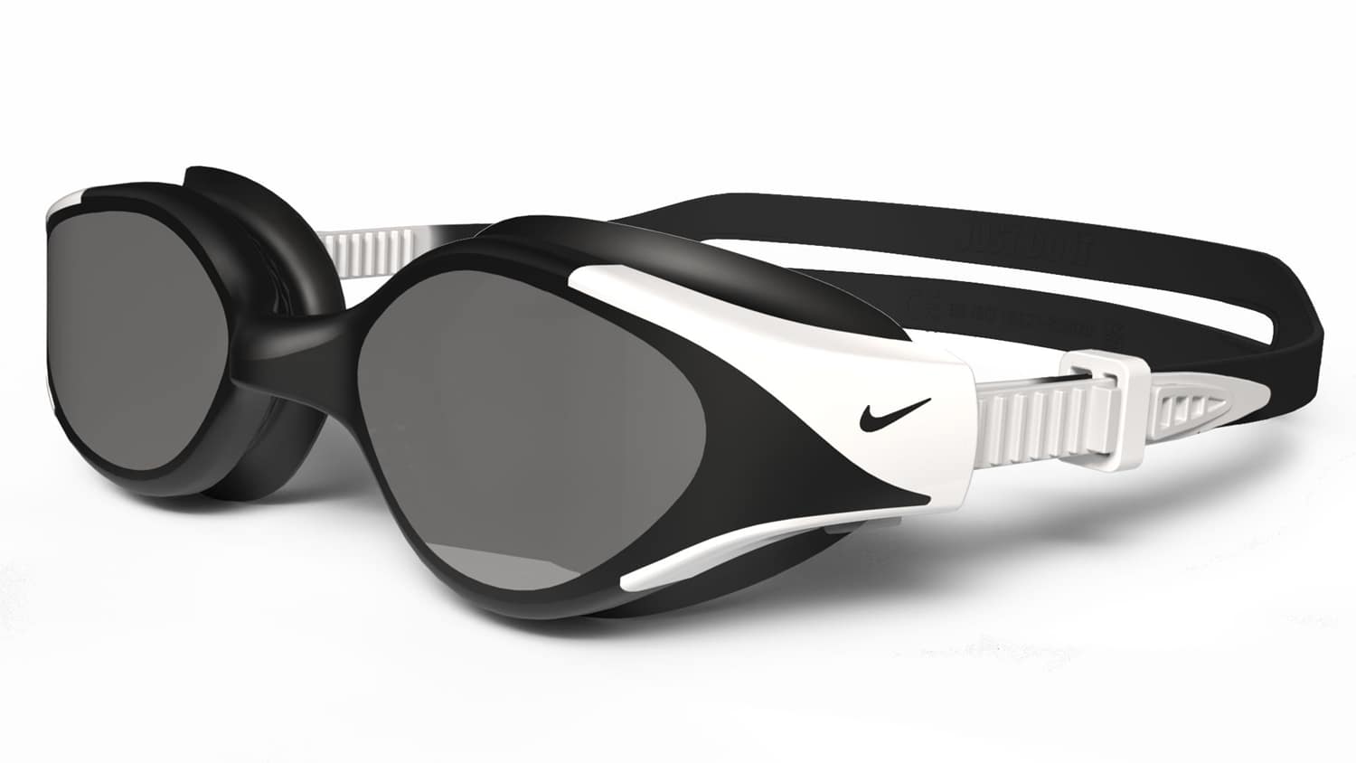 Nike Flex Fusion Pro Mirrored Schwimmbrille Schwarz, Herren, Größe: ONE SIZE