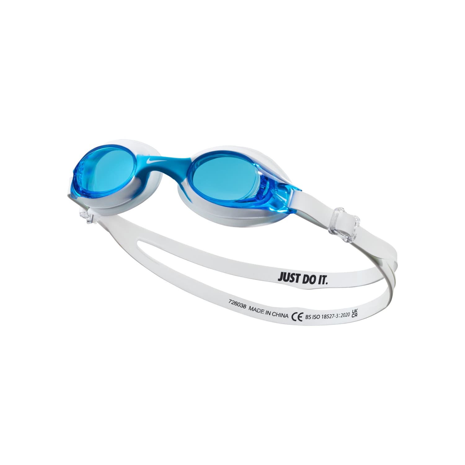 Image of Nike Lil' Swoosh Kinder Schwimmbrille Weiss, , Größe: ONE SIZE