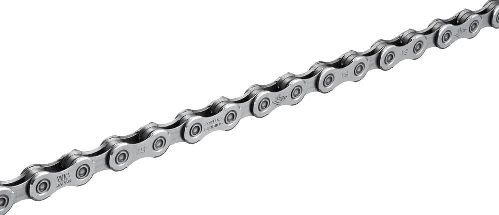 Shimano LINKGLIDE CN-LG500 9/10/11-Gang 126 Glieder Quick-Link Kette Silber, Herren, Größe: ONE SIZE