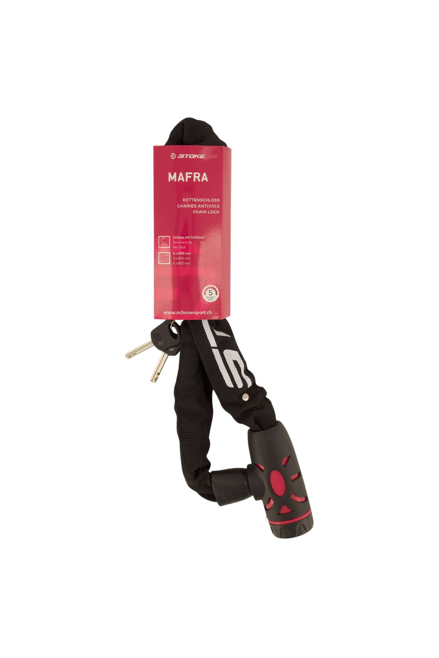 Stoke Mafra Fahrradschloss Schwarz, Herren, Größe: ONE SIZE