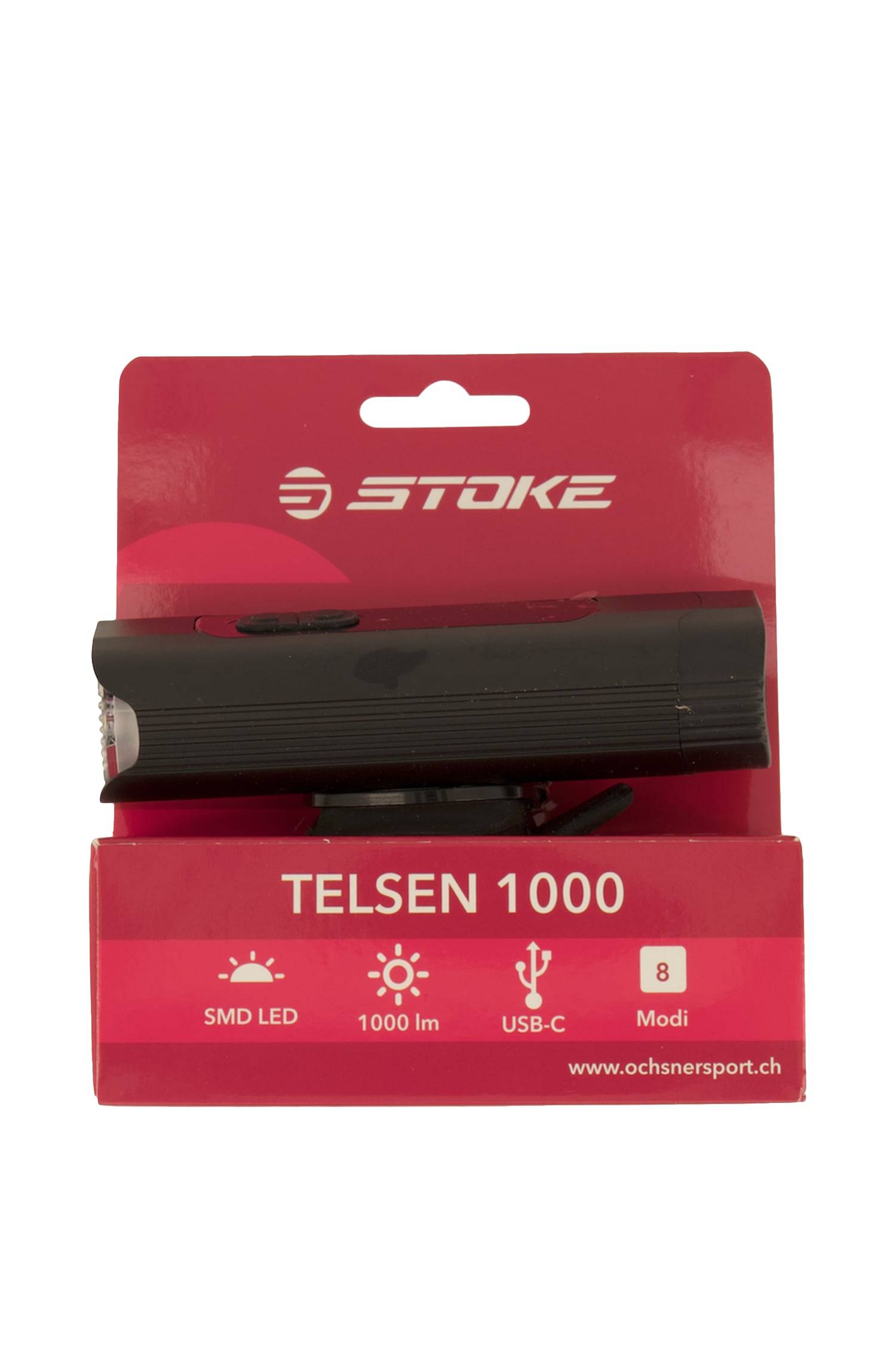 Stoke Telsen 1000 Frontlicht Schwarz, Herren, Größe: ONE SIZE