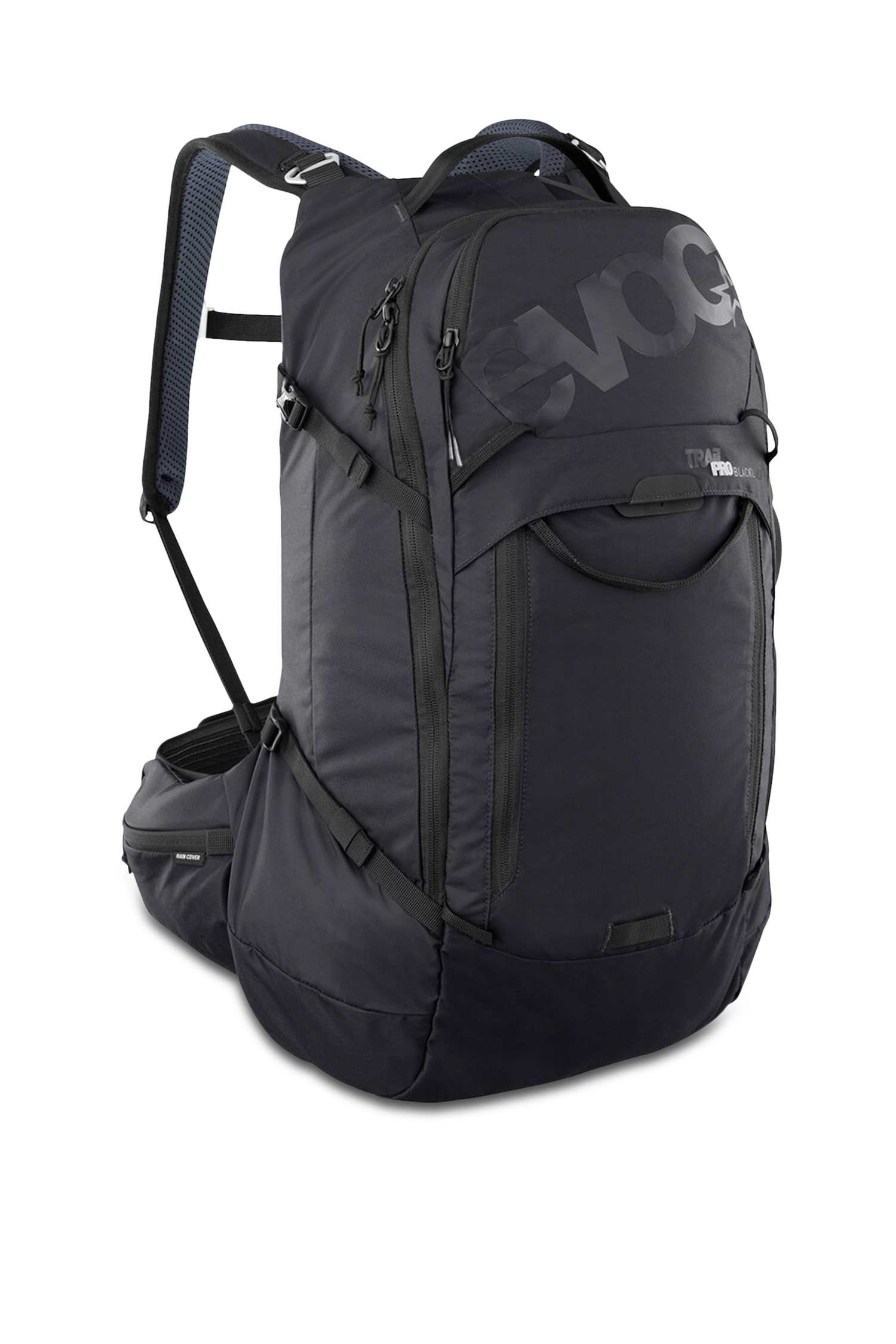 Evoc Trail Pro Blackline L/XL 26 L Bikerucksack Schwarz, Herren, Größe: L/XL