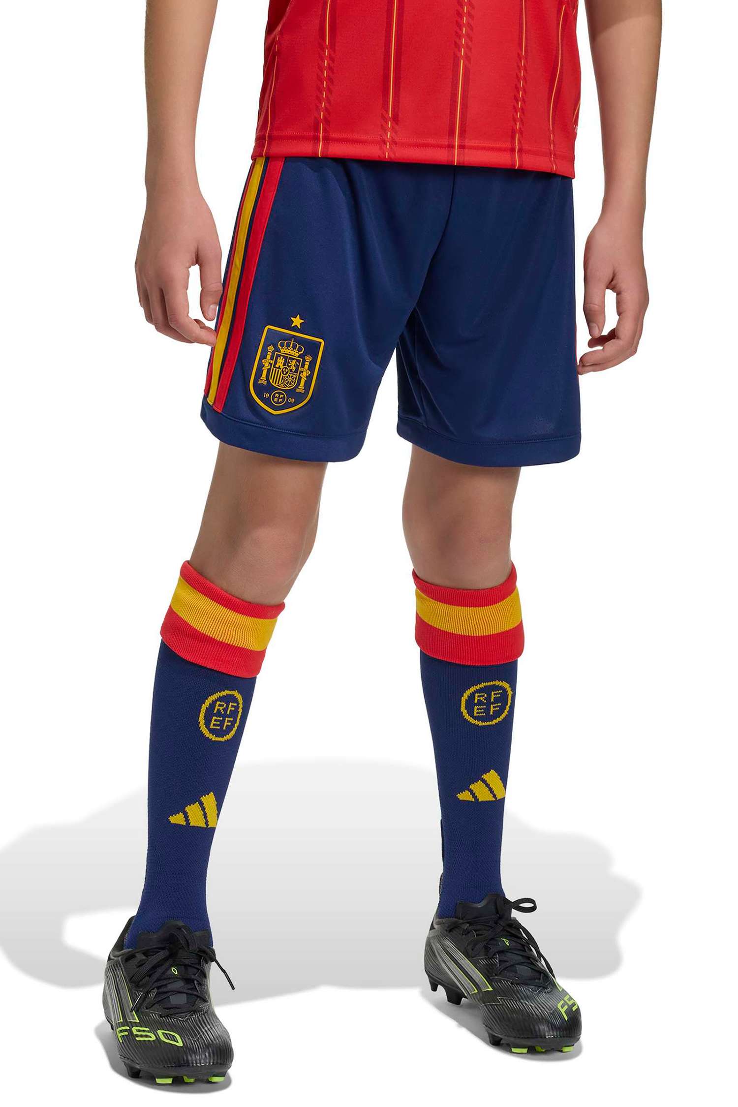 adidas Spanien Home Replica Kinder Short WM 2026 Blau, , Größe: 164
