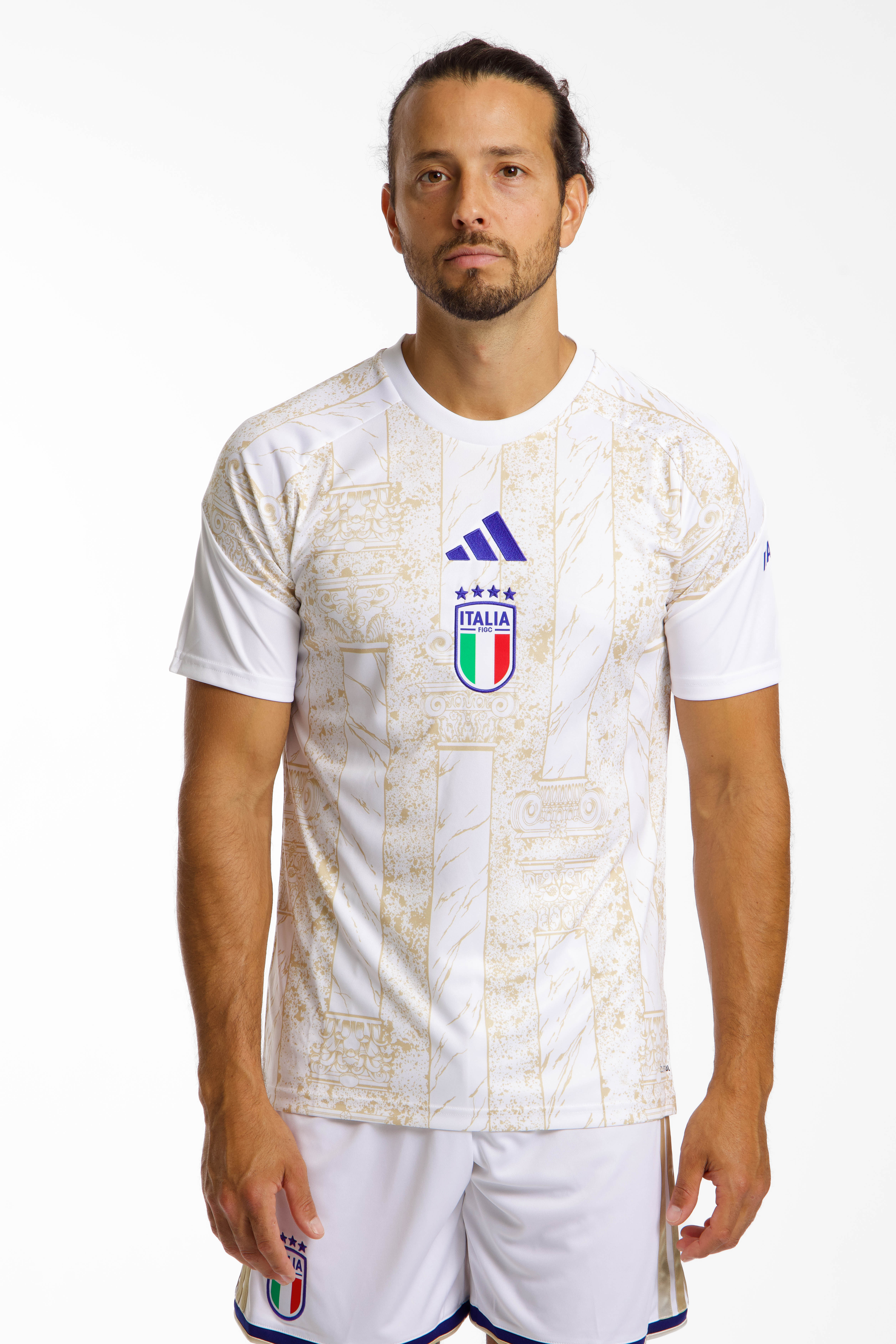 adidas Italien PreMatch Herren T-Shirt WM 2026 Weiss, Herren, Größe: L