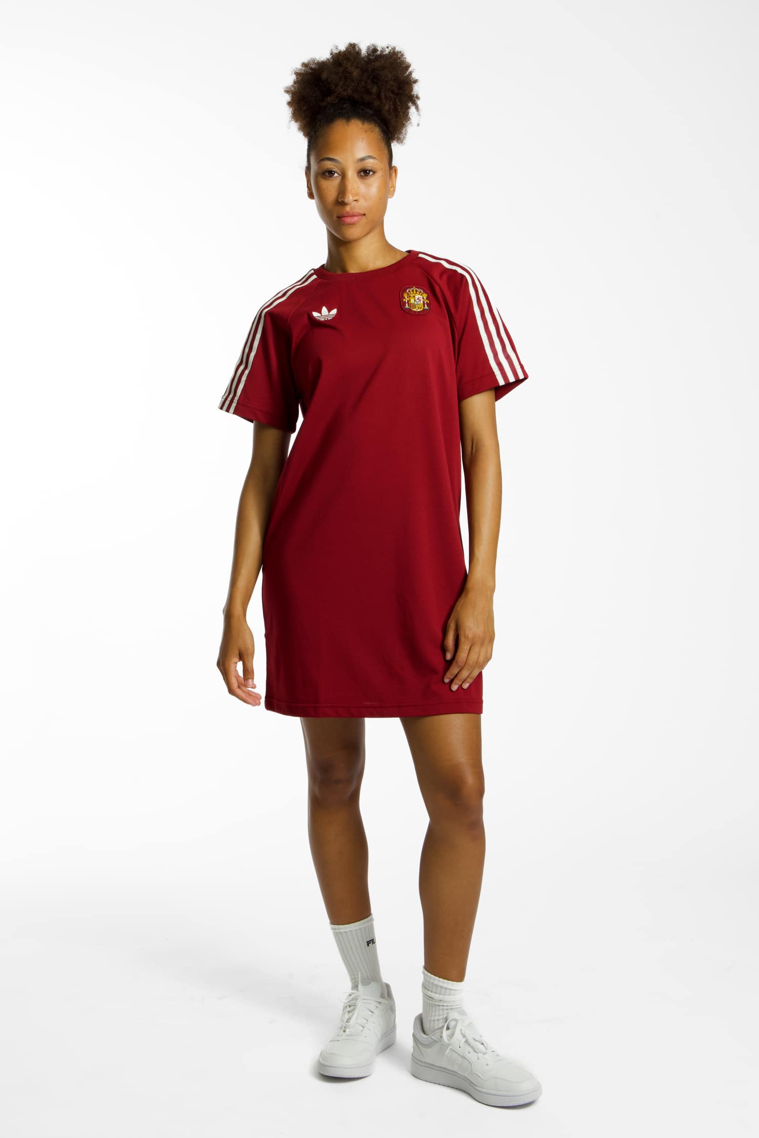 adidas Spanien Originals Damen Kleid Rot, Damen, Größe: M