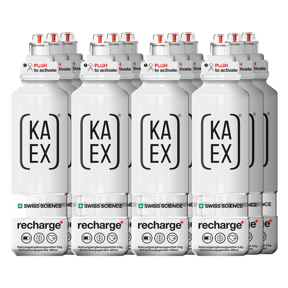 KA-EX GO recharge 12 x 460 ml Sportgetränk Weiss, Herren, Größe: 0