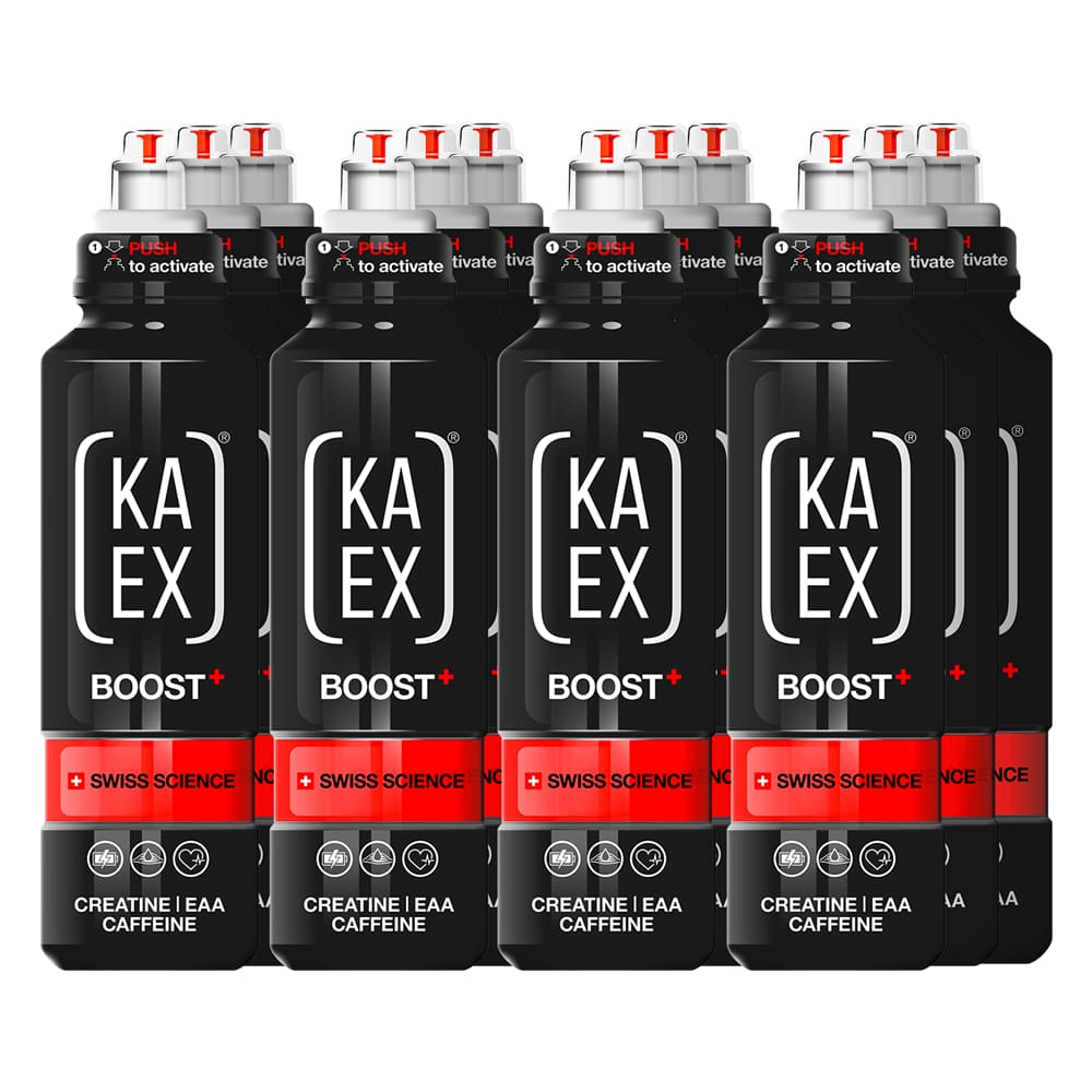 KA-EX GO Boost 12 x 460 ml Sportgetränk Schwarz, Herren, Größe: 0