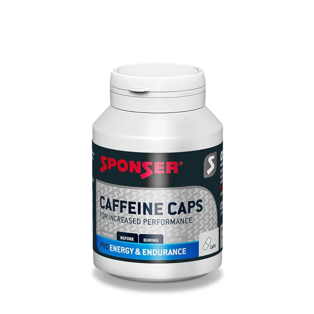 Sponser Caffeine 90 Kapseln Nahrungsergänzung Weiss, Herren, Größe: ONE SIZE