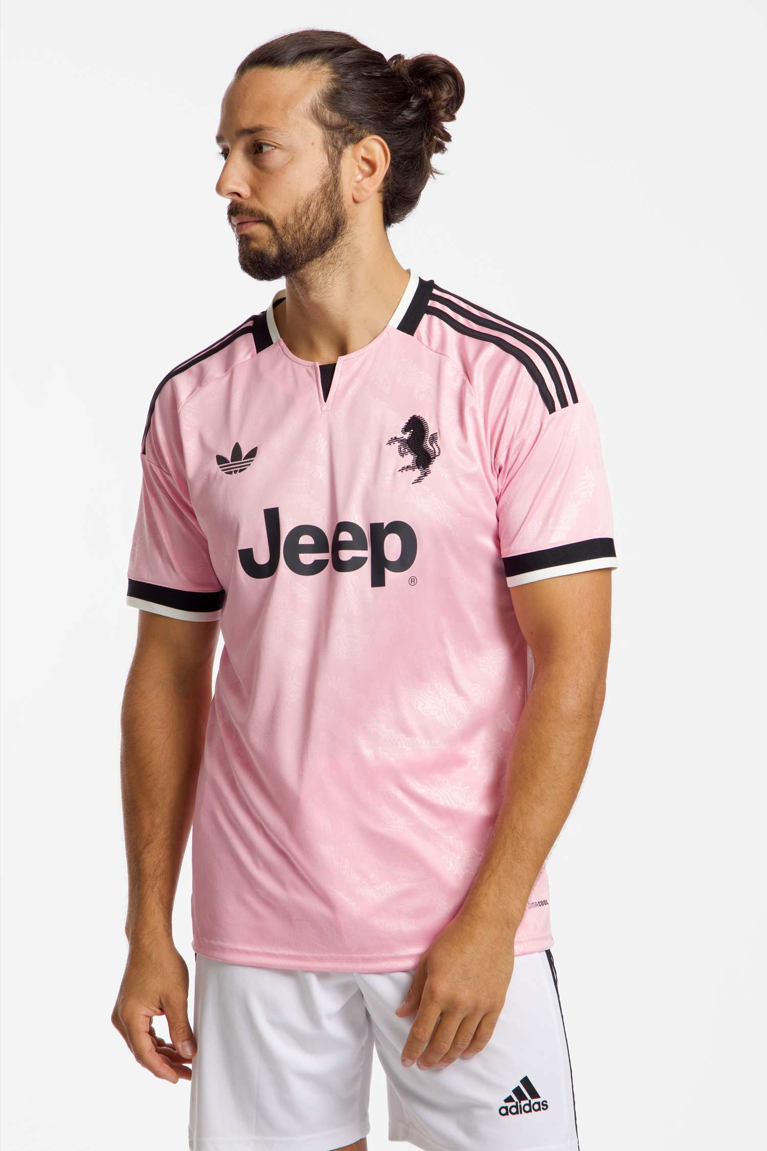 Image of adidas Juventus Turin Away Replica Herren Fussballtrikot 26/27 Pink, Herren, Größe: L