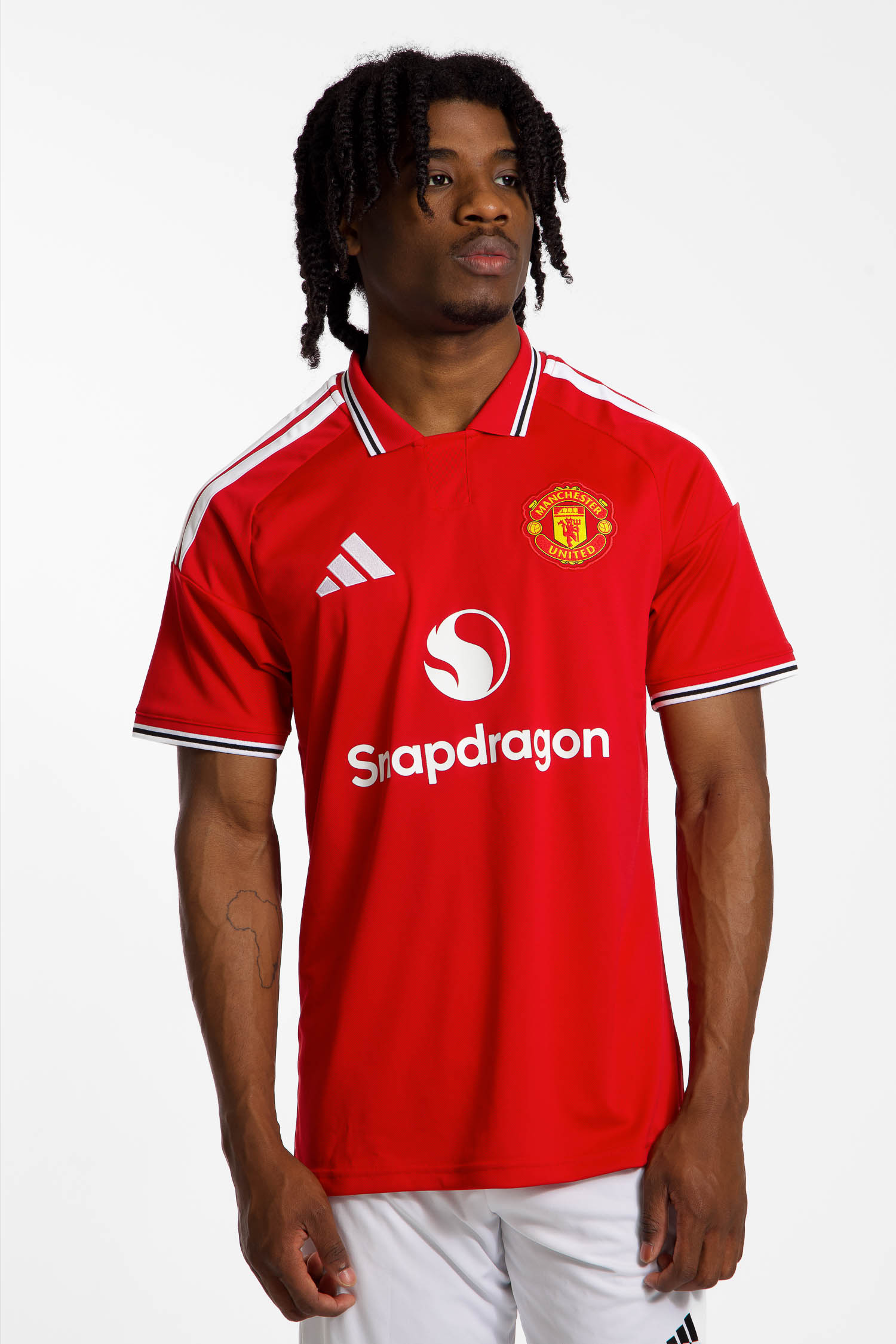 Image of adidas Manchester United Home Replica Herren Fussballtrikot 26/27 Rot, Herren, Größe: L
