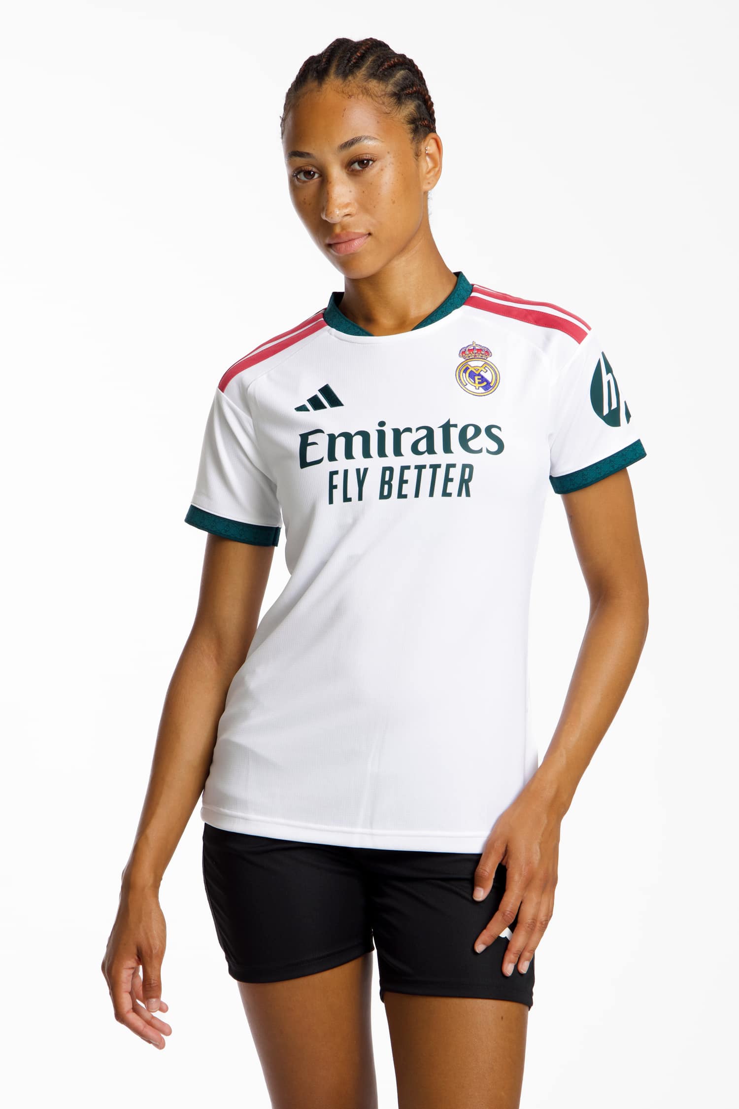 Image of adidas Real Madrid Home Replica Damen Fussballtrikot 26/27 Weiss, Damen, Größe: L