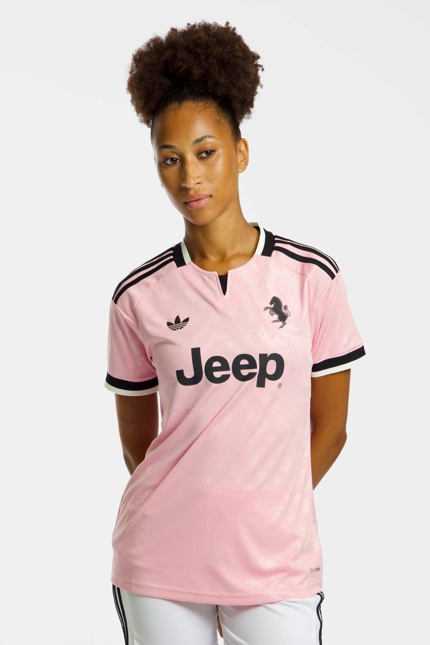 Image of adidas Juventus Turin Away Replica Damen Fussballtrikot 26/27 Pink, Damen, Größe: L