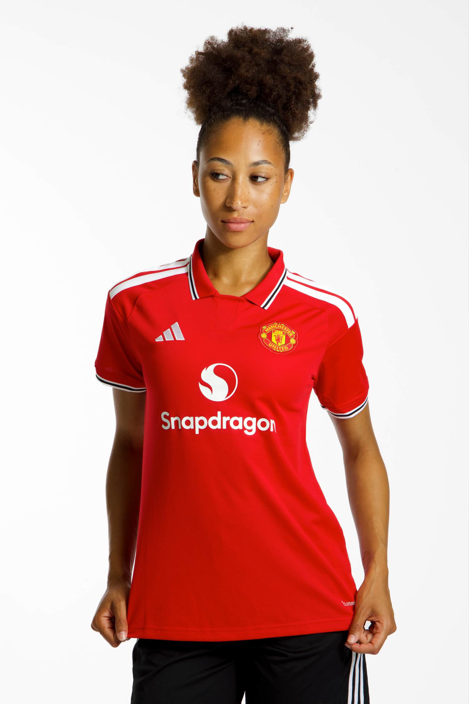 Image of adidas Manchester United Home Replica Damen Fussballtrikot 26/27 Rot, Damen, Größe: L