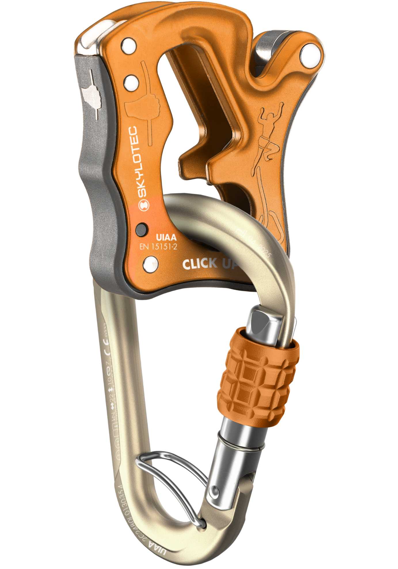 SKYLOTEC Click Up Sicherungsgerät Orange, Herren, Größe: 0