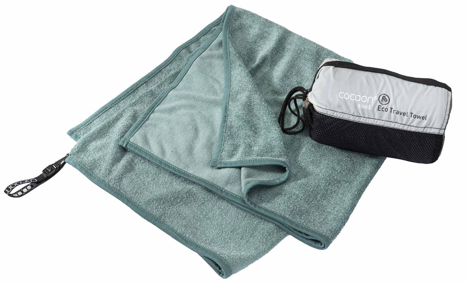 Cocoon Eco Travel - Lyocell L Mikrofasertuch Grün, Herren, Größe: 0