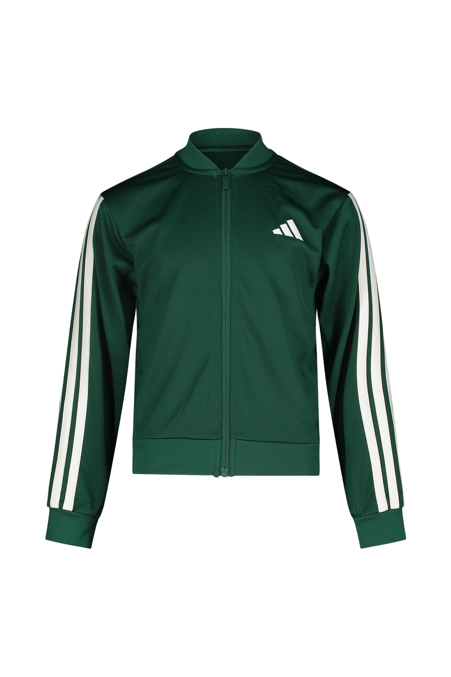 Image of adidas Essentials Climacool 3S Kinder Trainingsjacke Dunkelgrün, , Größe: 140