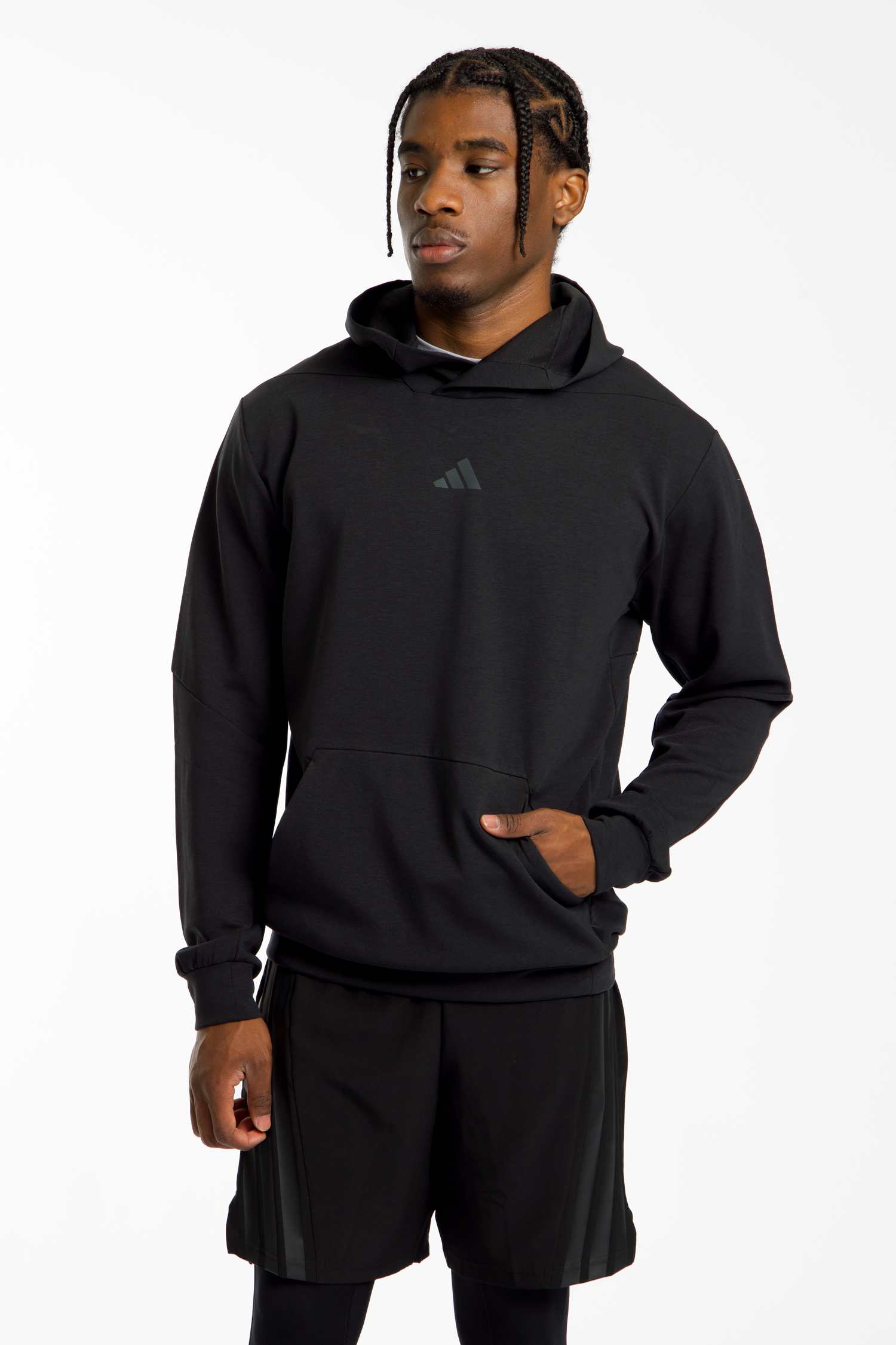 Image of adidas Training Herren Hoodie Schwarz, Herren, Größe: L