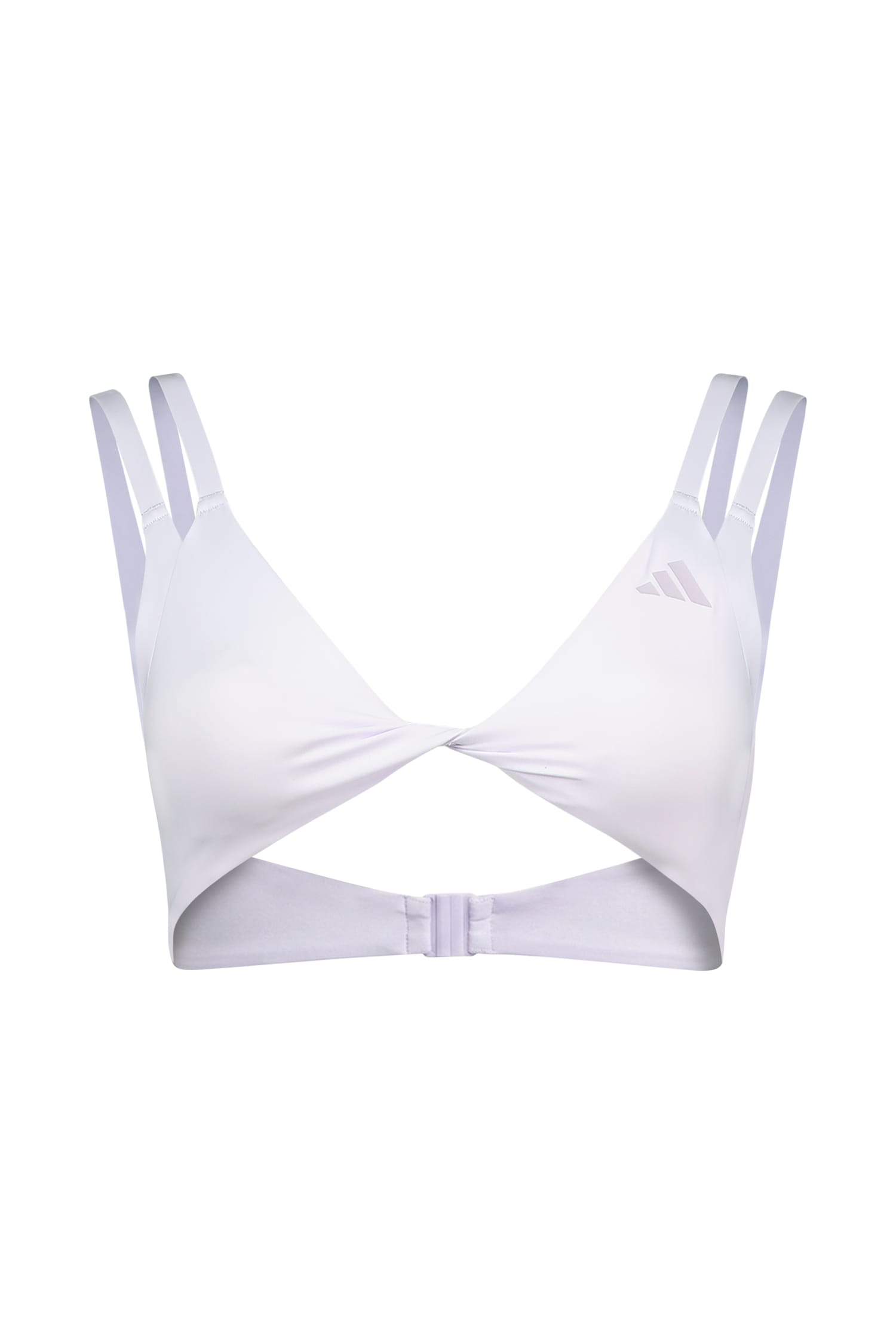 adidas Optime Workout Twist Light Damen Sport-BH Flieder, Damen, Größe: S