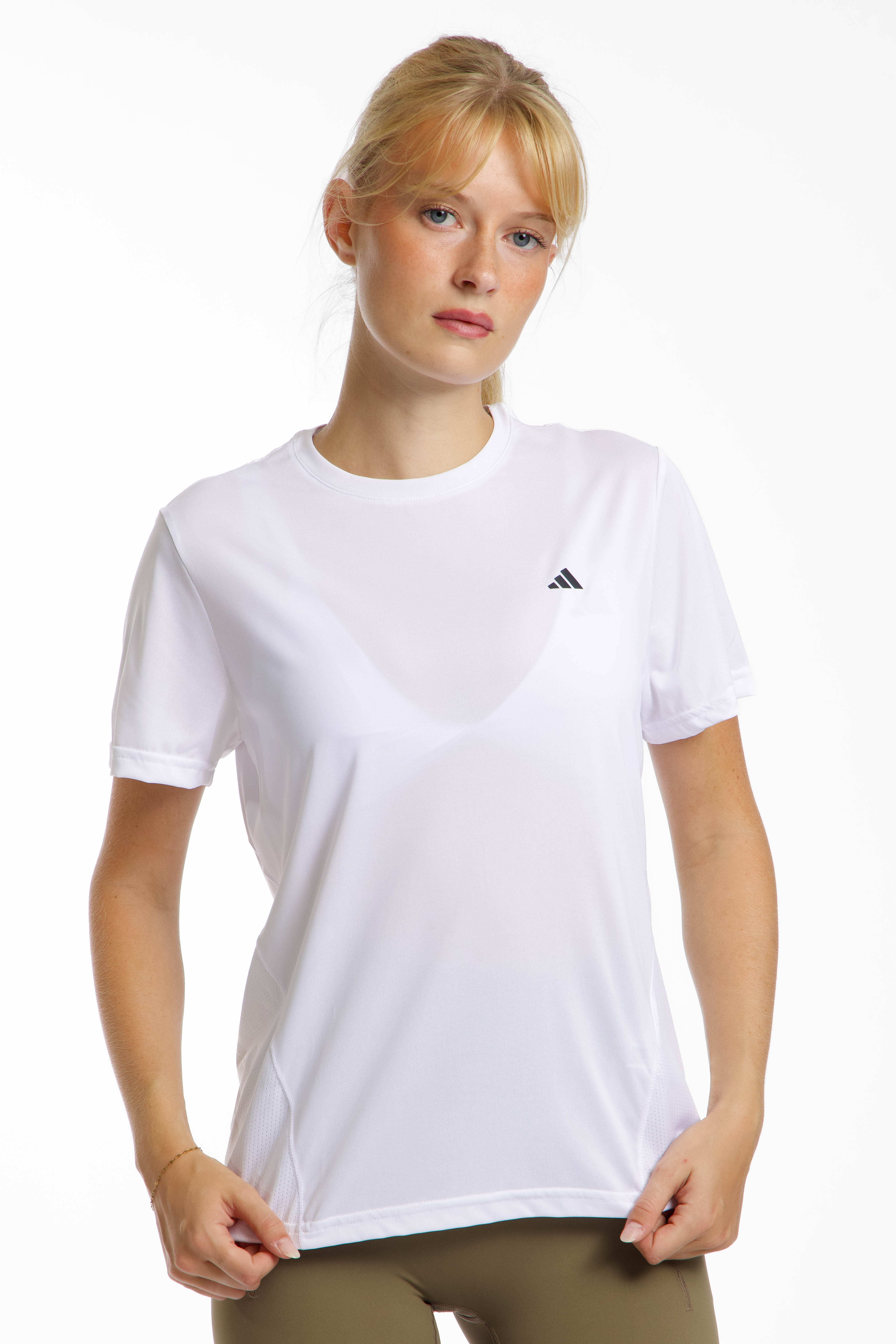 adidas Designed 4 Training Damen T-Shirt Weiss, Damen, Größe: XL