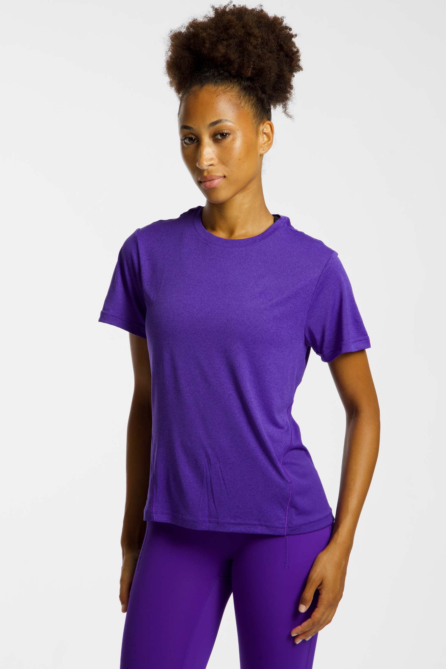 Image of adidas Designed 4 Training Damen T-Shirt Lila, Damen, Größe: L