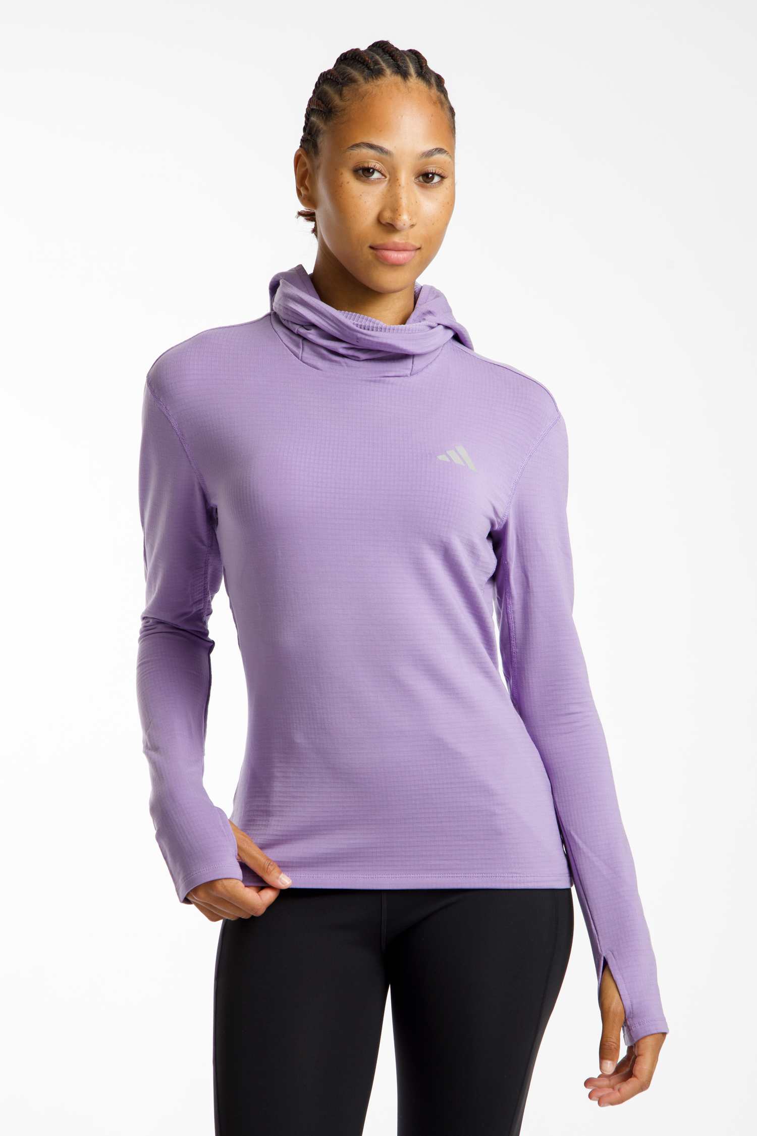 Image of adidas adi365 Running Essentials Winterised Damen Longsleeve Lila, Damen, Größe: L