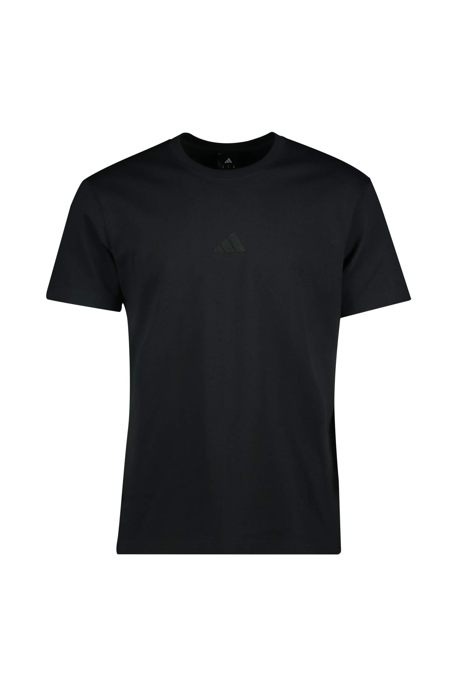 adidas Athleisure Small Logo Herren T-Shirt Schwarz, Herren, Größe: M