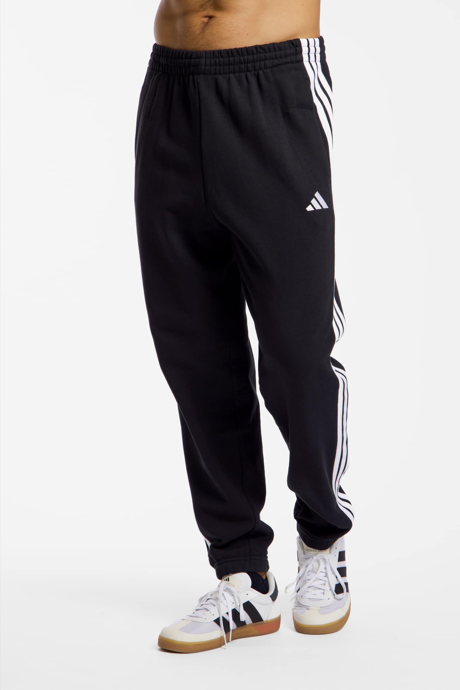 Image of adidas Essentials 3S French Terry Herren Trainerhose Schwarz, Herren, Größe: L