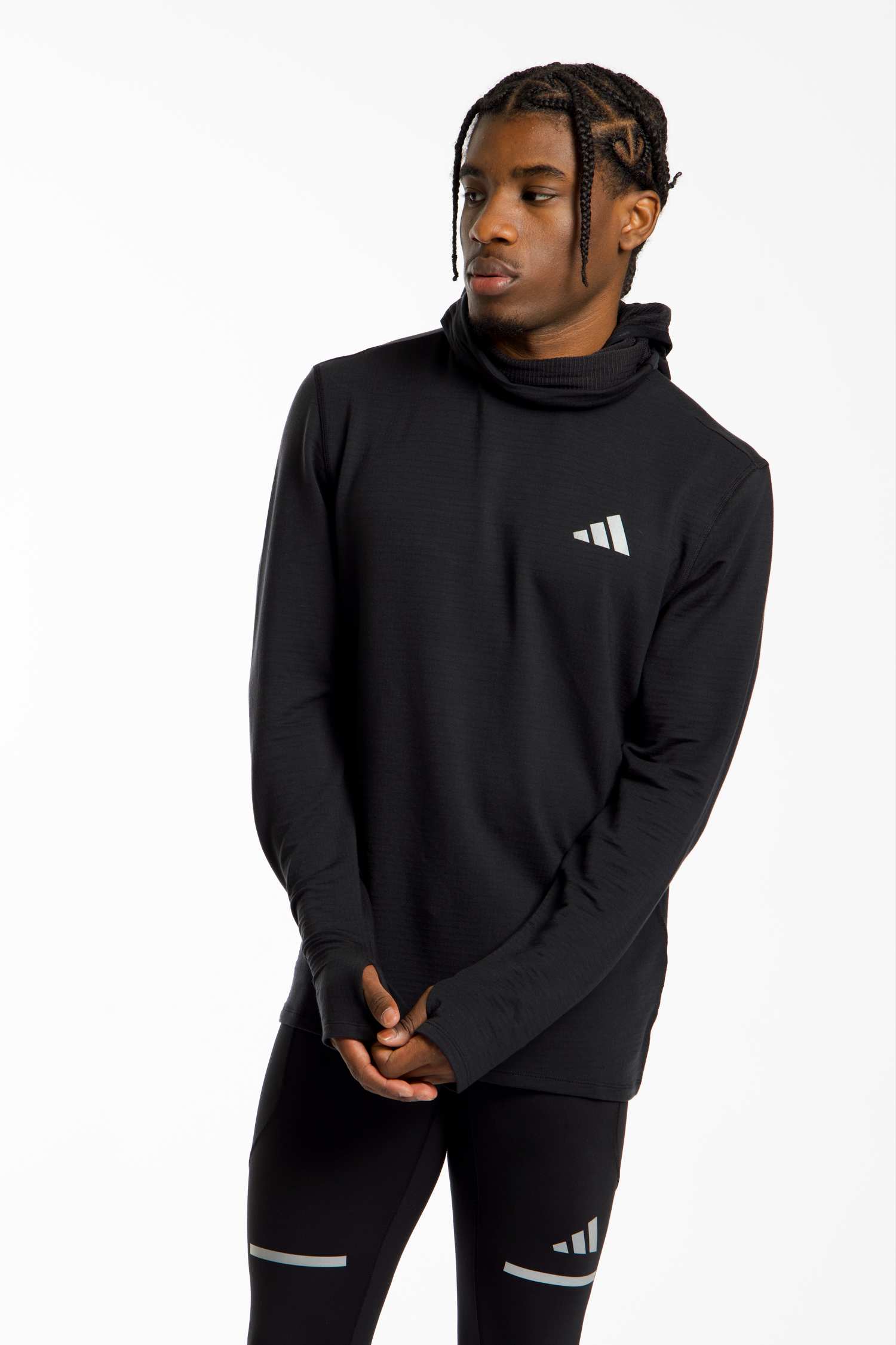 Image of adidas adi365 Winterized Running Herren Longsleeve Schwarz, Herren, Größe: L