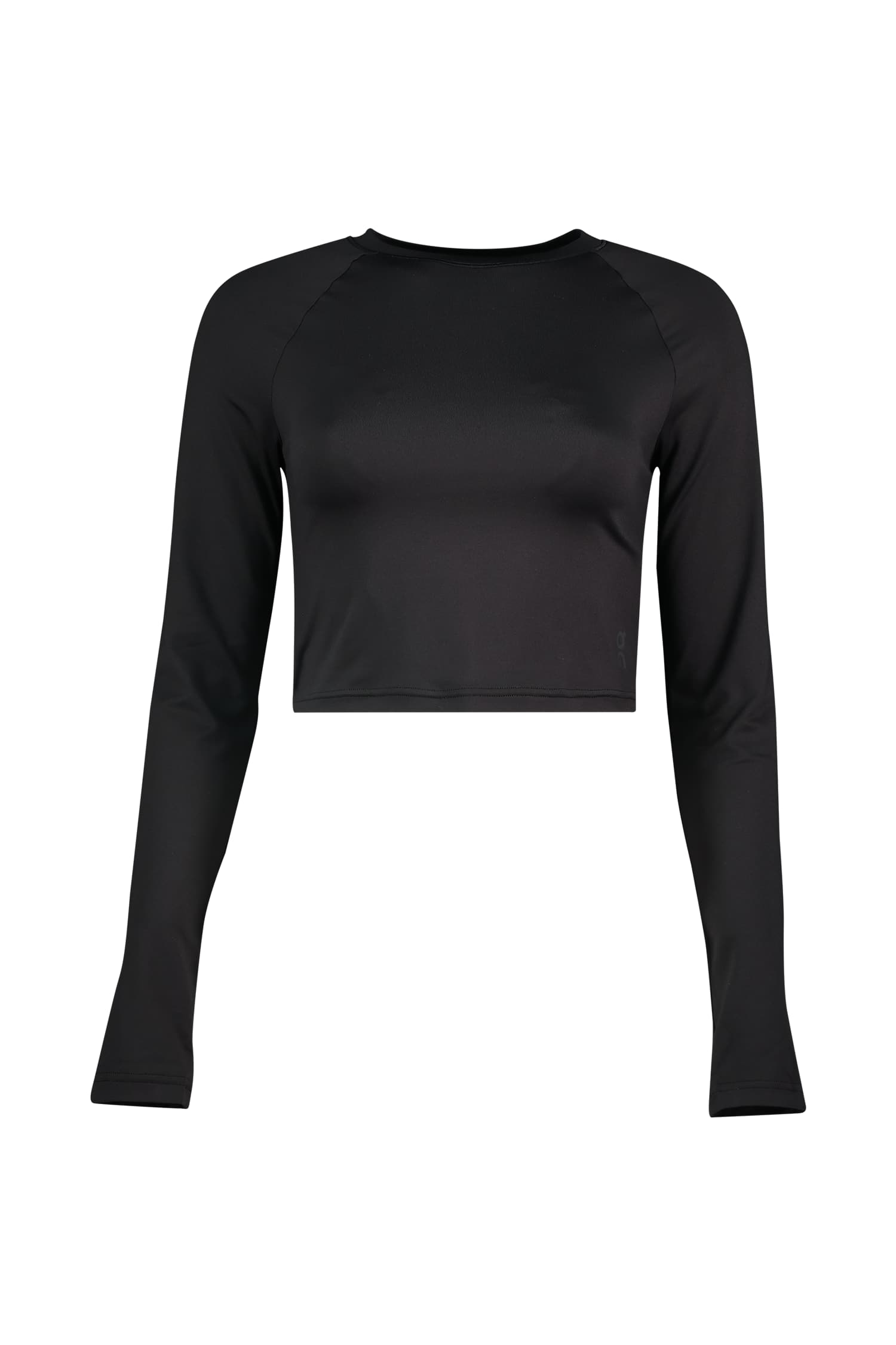 ON Studio Long-T Crop Damen Longsleeve Schwarz, Damen, Größe: M