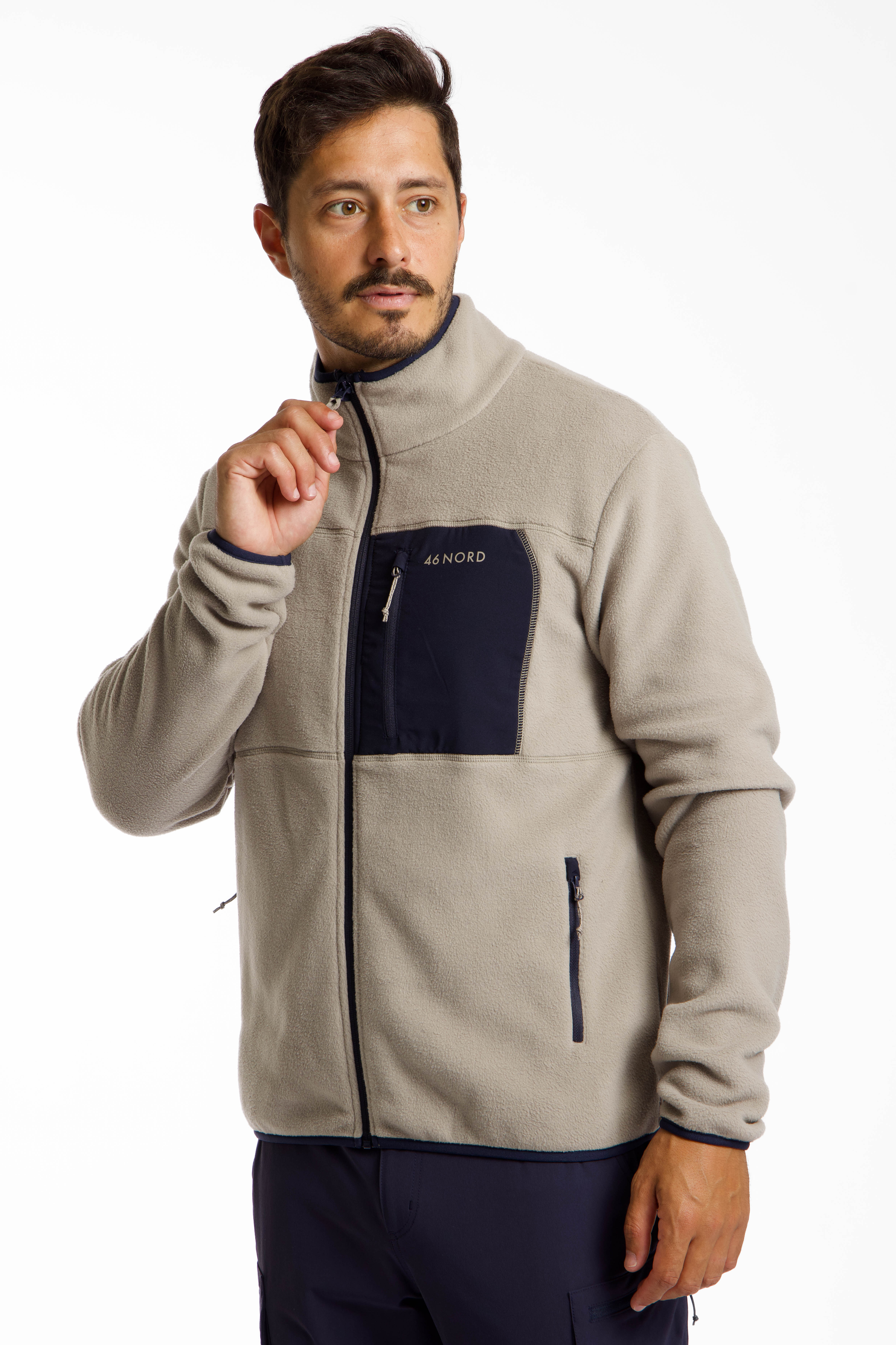 46 NORD Herren Midlayer Beige, Herren, Größe: M