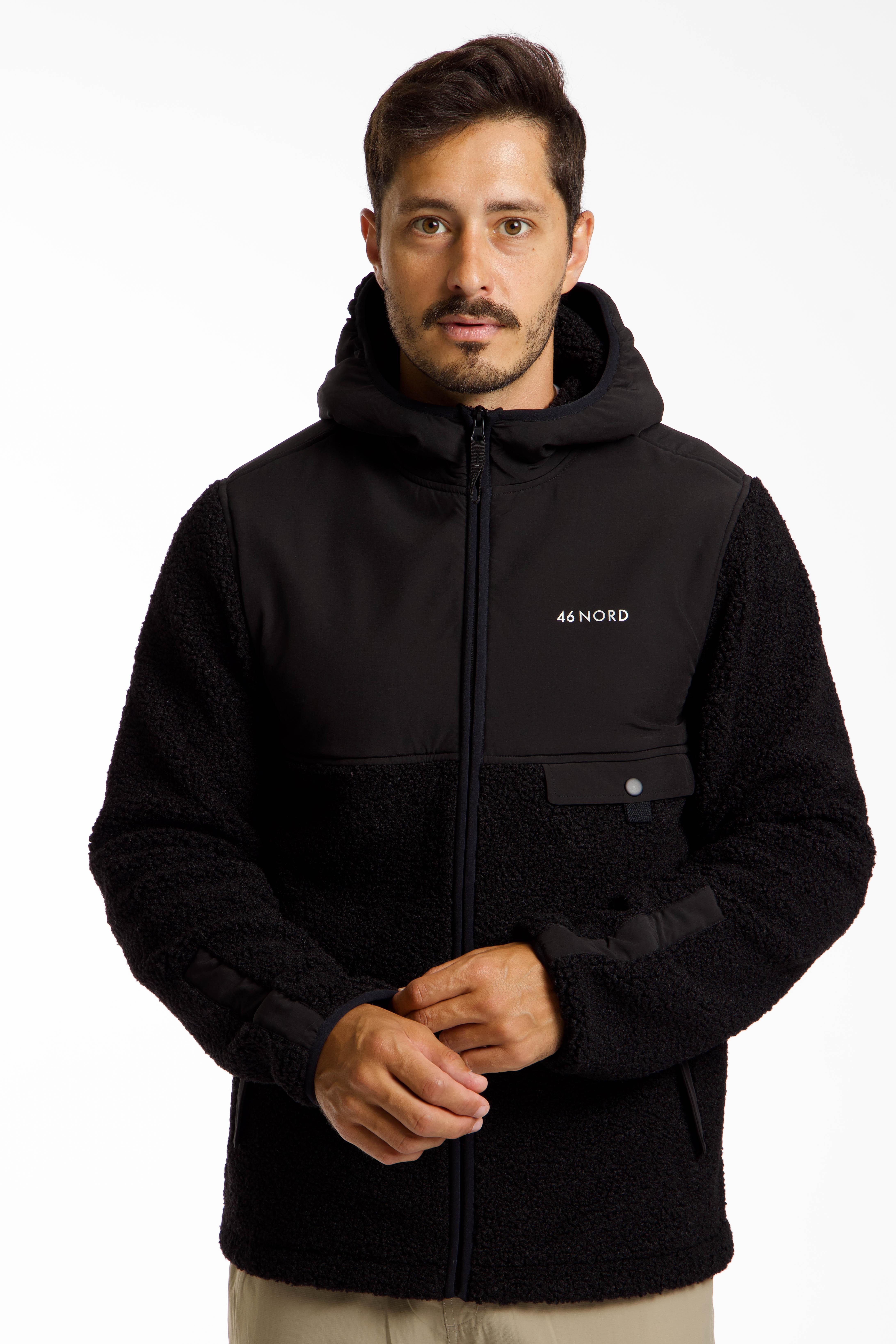 Image of 46 NORD Herren Midlayer Schwarz, Herren, Größe: L