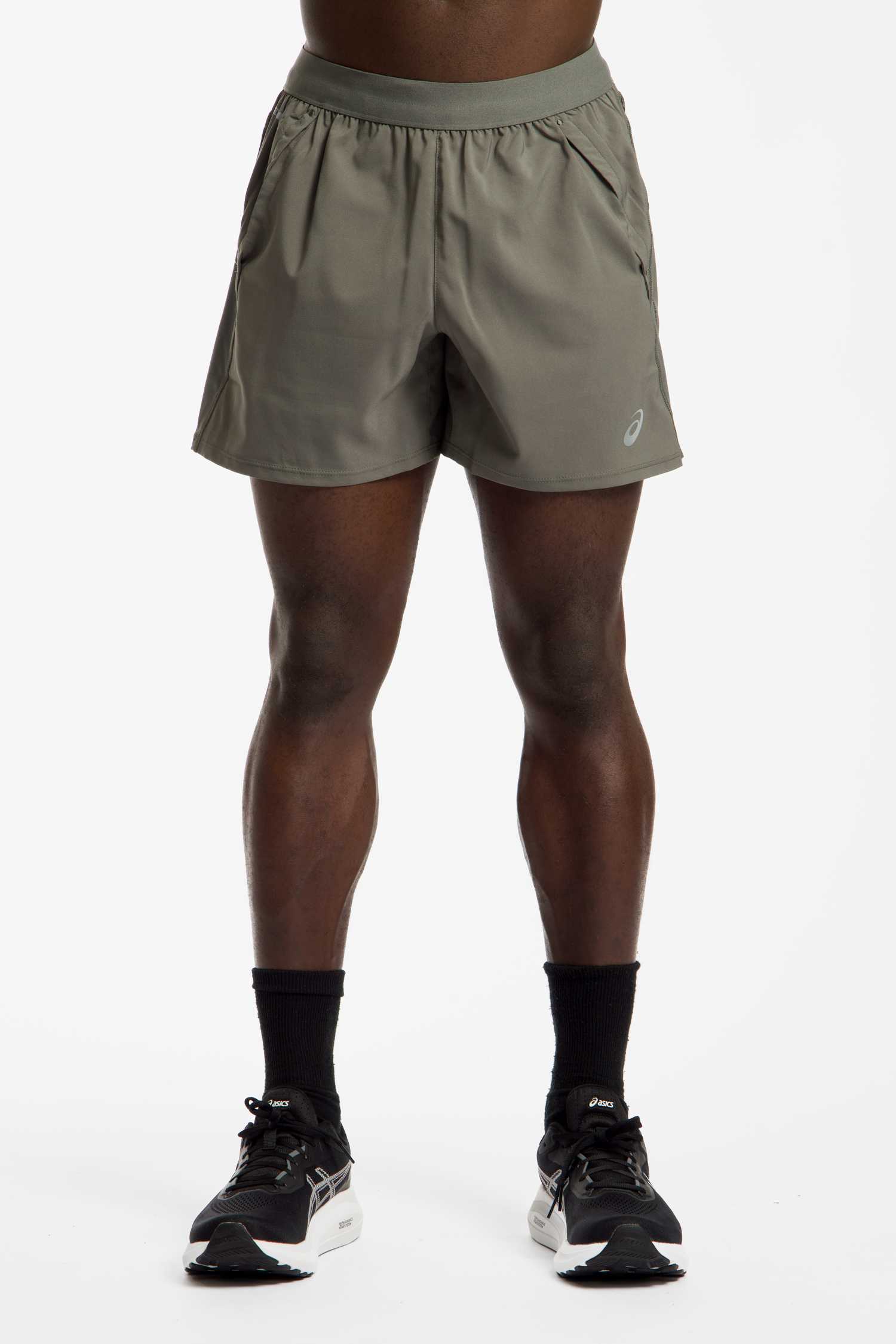 Image of ASICS Road 5" Herren Short Grau, Herren, Größe: S