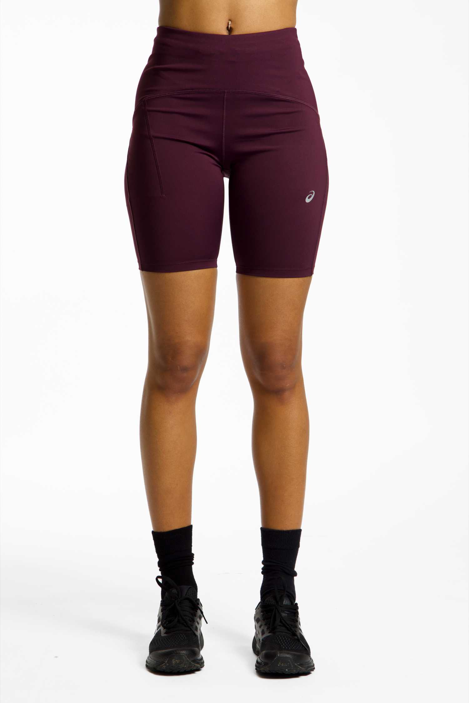Image of ASICS Road High Waist 8" Damen Short Undefined Color, Damen, Größe: M