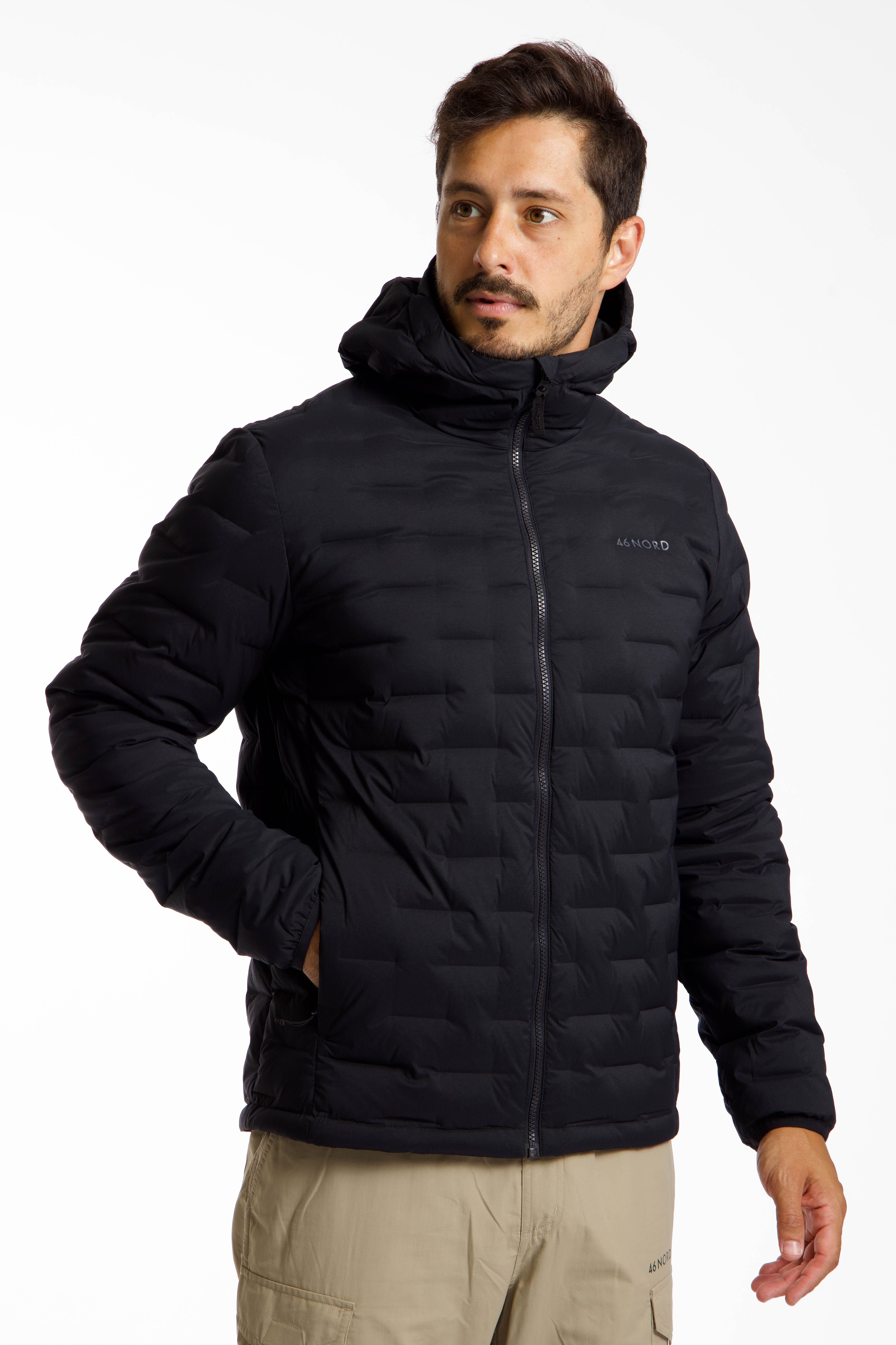 Image of 46 NORD Herren Daunenjacke Schwarz, Herren, Größe: L