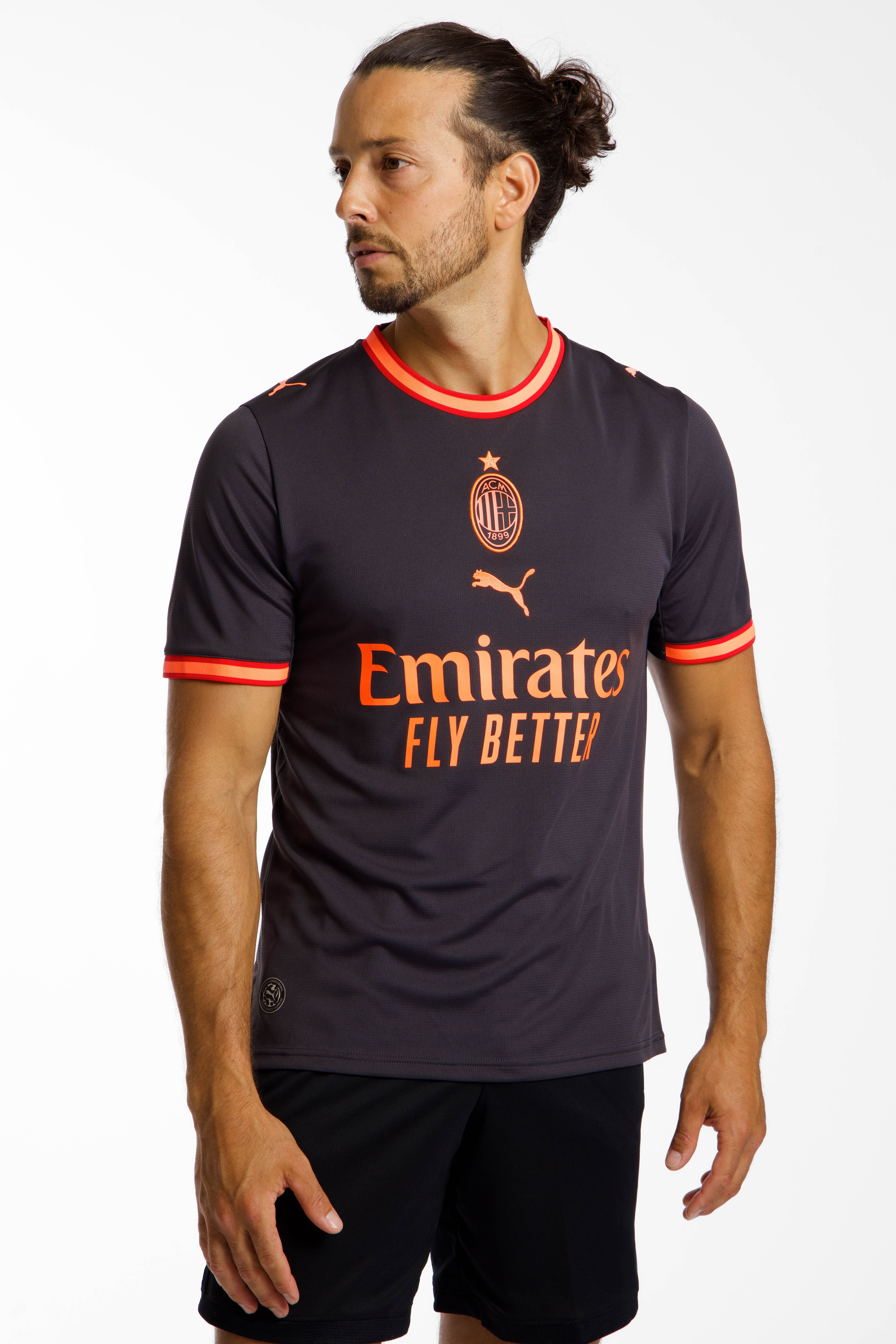 Image of PUMA AC Milan 3rd Replica Herren Fussballtrikot 26/27 Grau, Herren, Größe: L