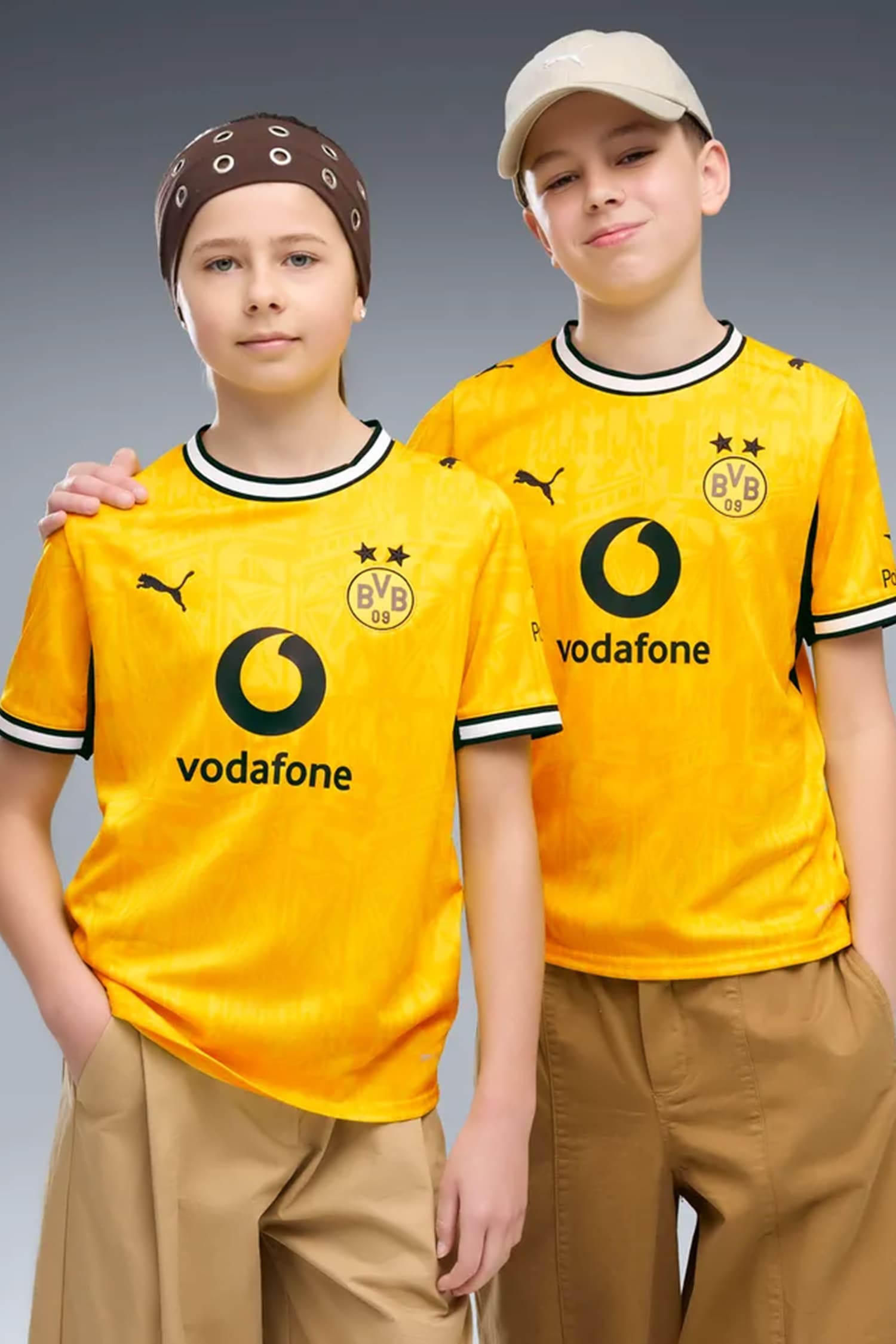 Image of PUMA Borussia Dortmund Home Replica Kinder Fussballtrikot 26/27 Gelb, , Größe: 128