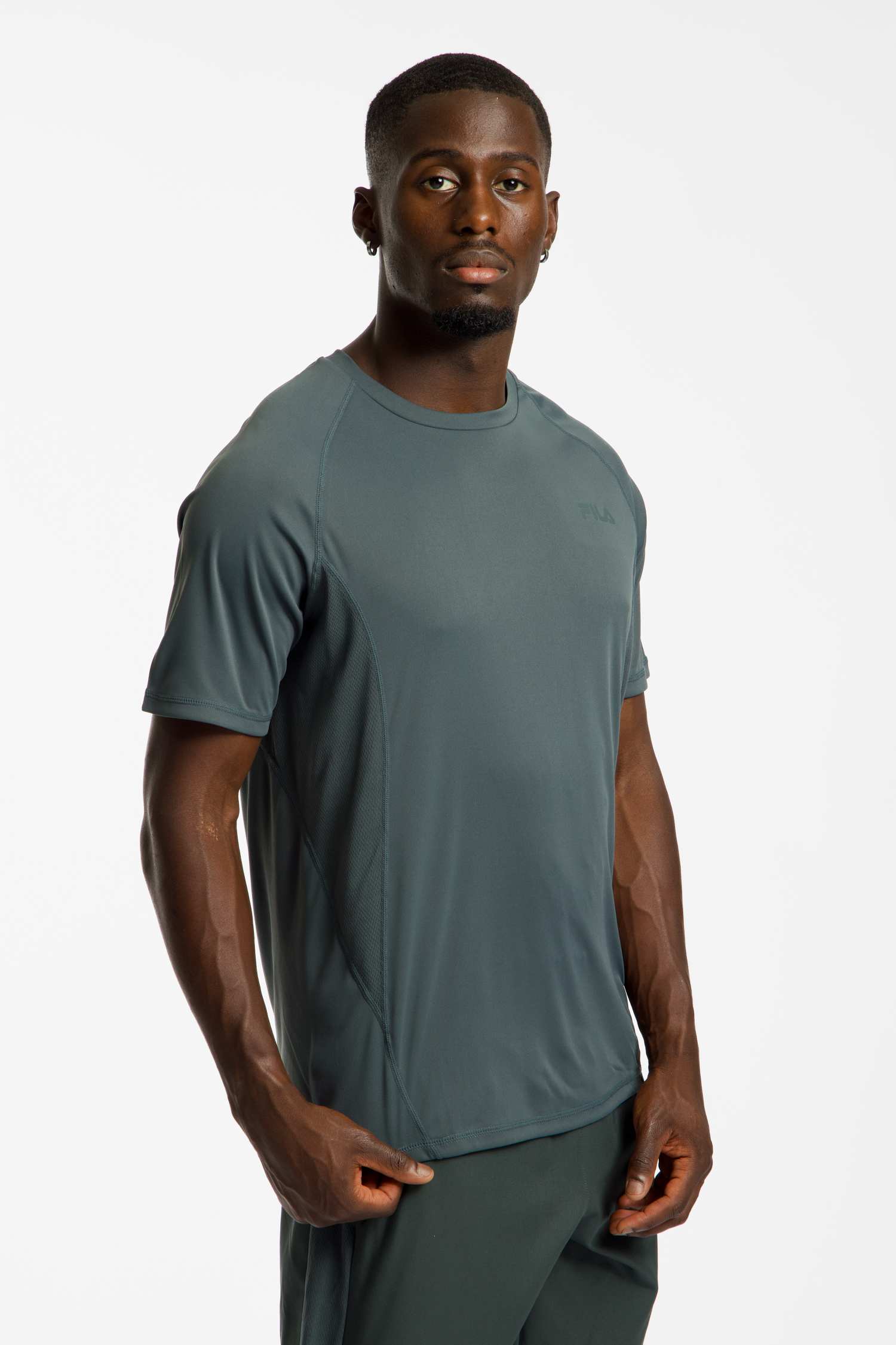 Image of FILA Ourense Herren T-Shirt Grau, Herren, Größe: L